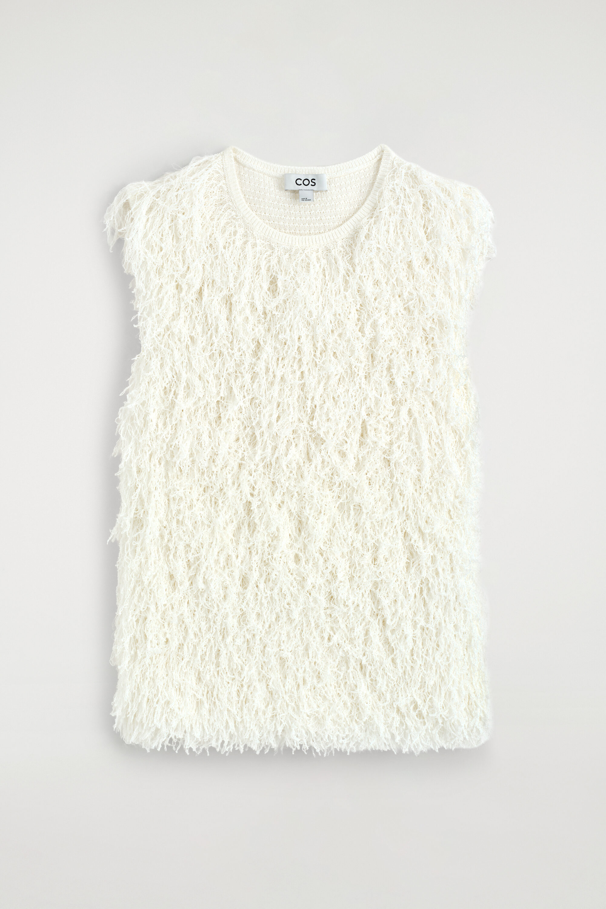 Fringed Knitted Top