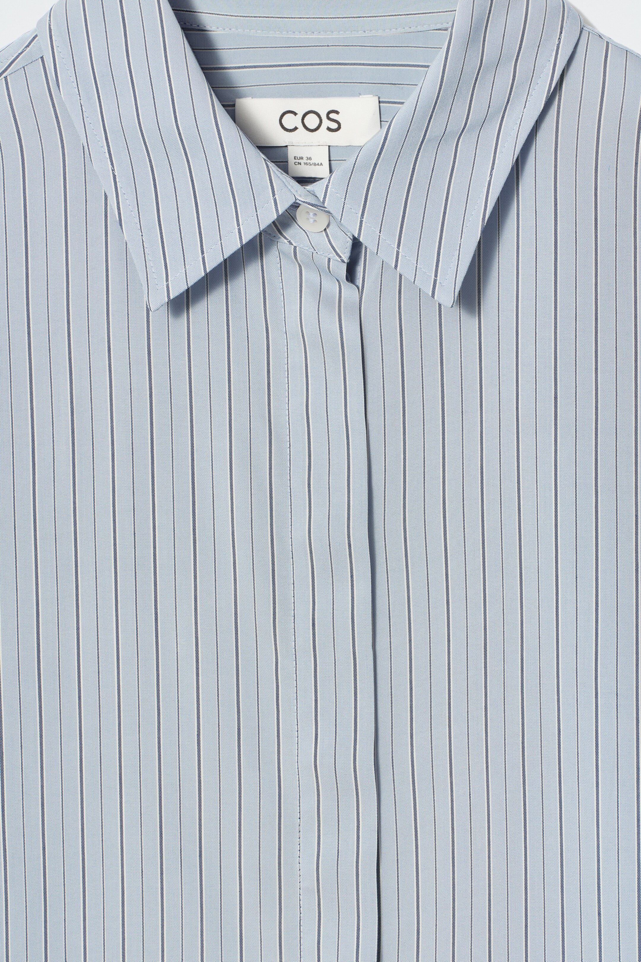 Agrandir l'image: CHEMISE DÉCONTRACTÉE RAYÉE - BLEU / FINES RAYURES - FEMME | H&M BE 7