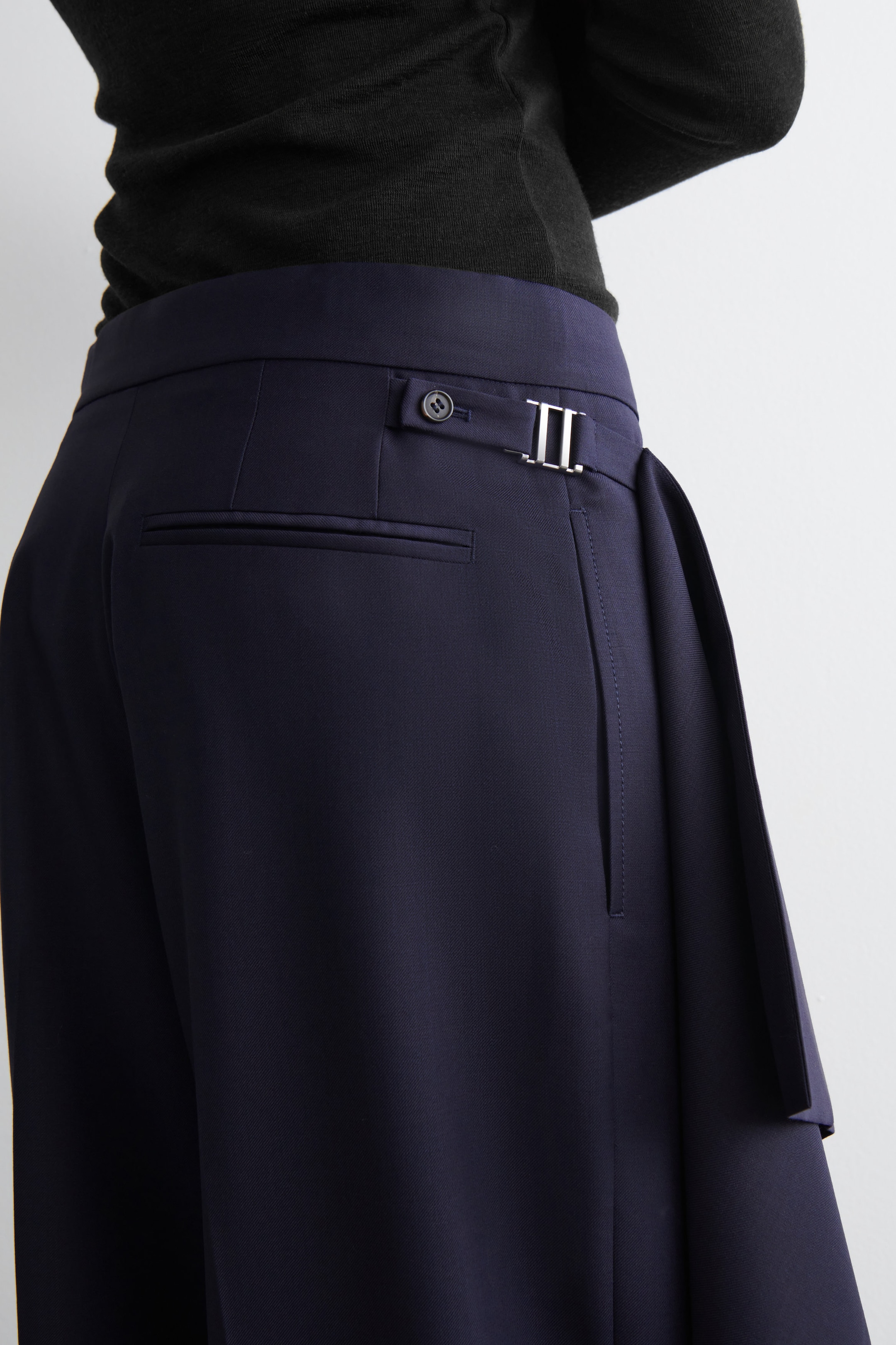 WOOL SKIRT PANTS