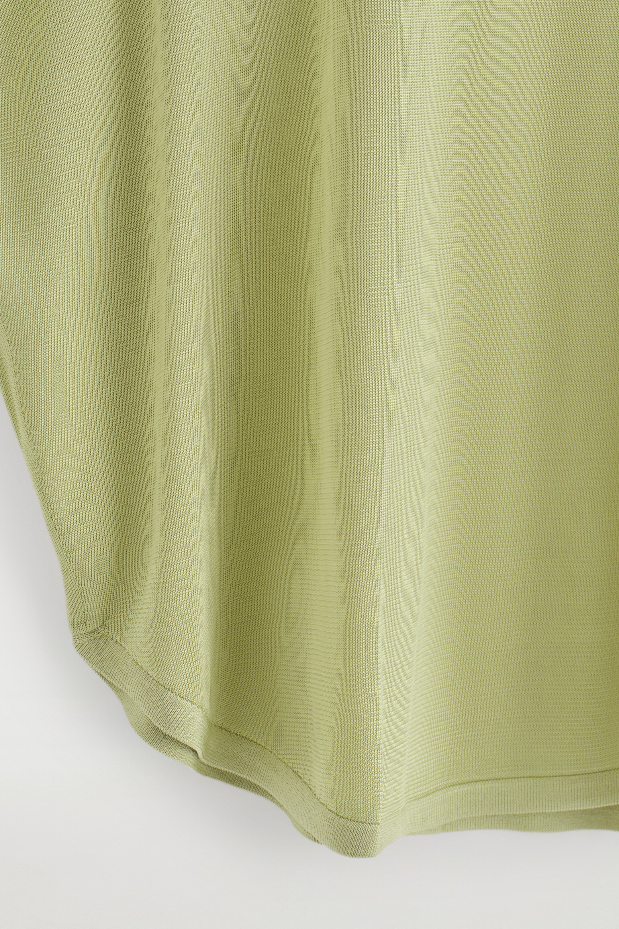 Agrandir l'image: T-SHIRT EN MAILLE OURLET CIRCULAIRE - VERT CLAIR - FEMME | H&M FR 7