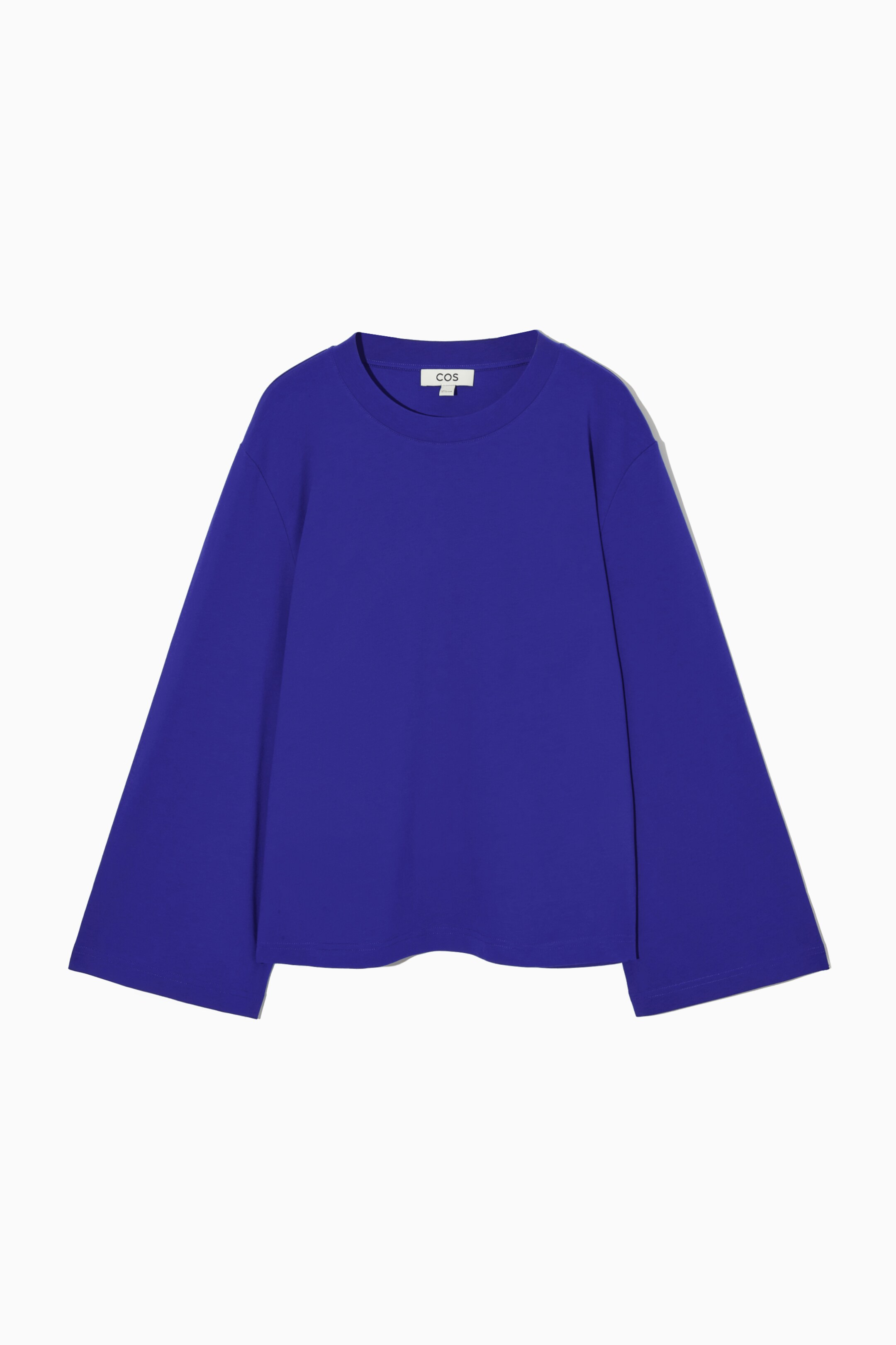 View larger image: BELL-SLEEVE JERSEY TOP - BRIGHT BLUE - Ladies | H&M GB 1