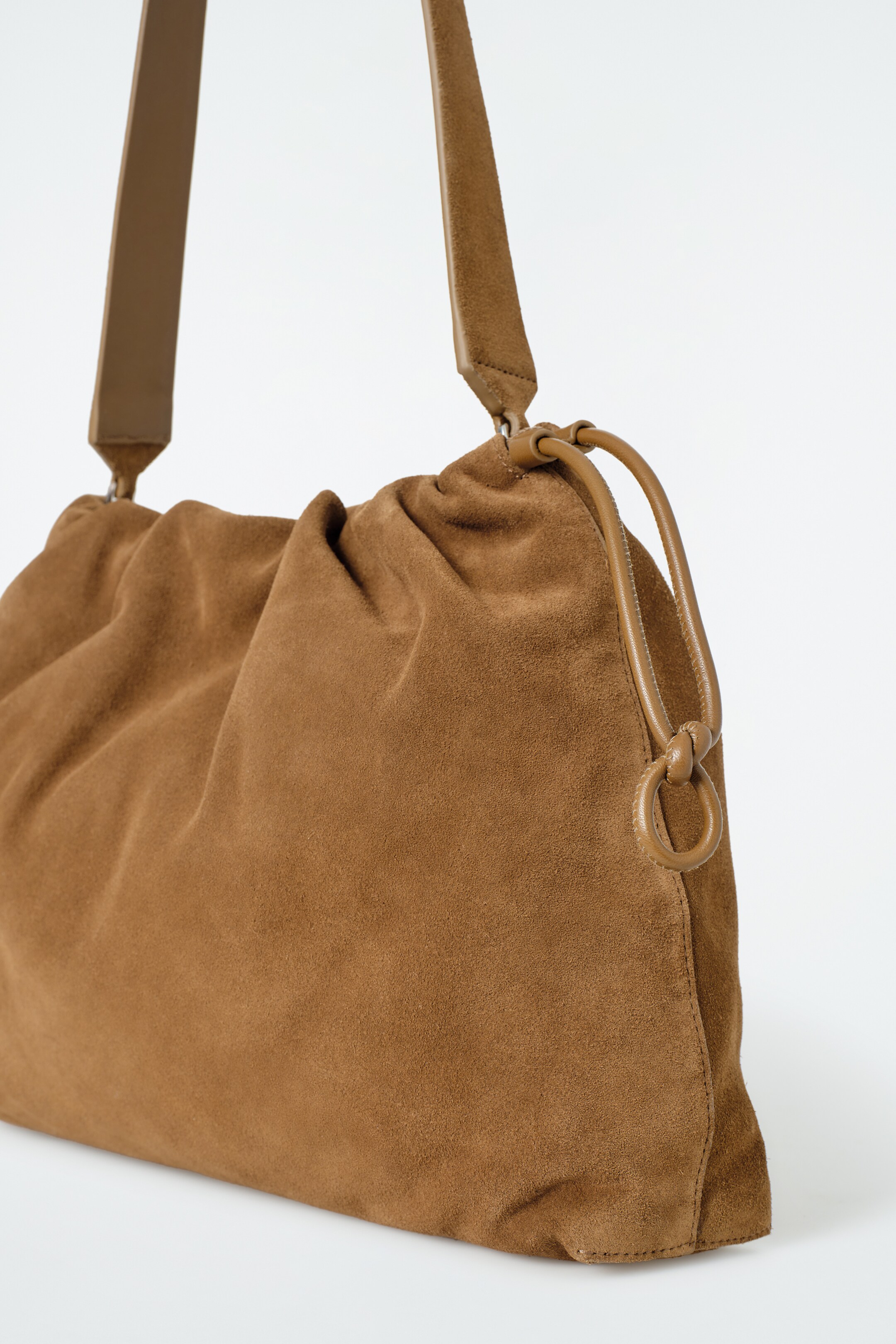 View larger image: CAVATELLI CLUTCH BAG - SUEDE - BROWN - Ladies | H&M GB 6