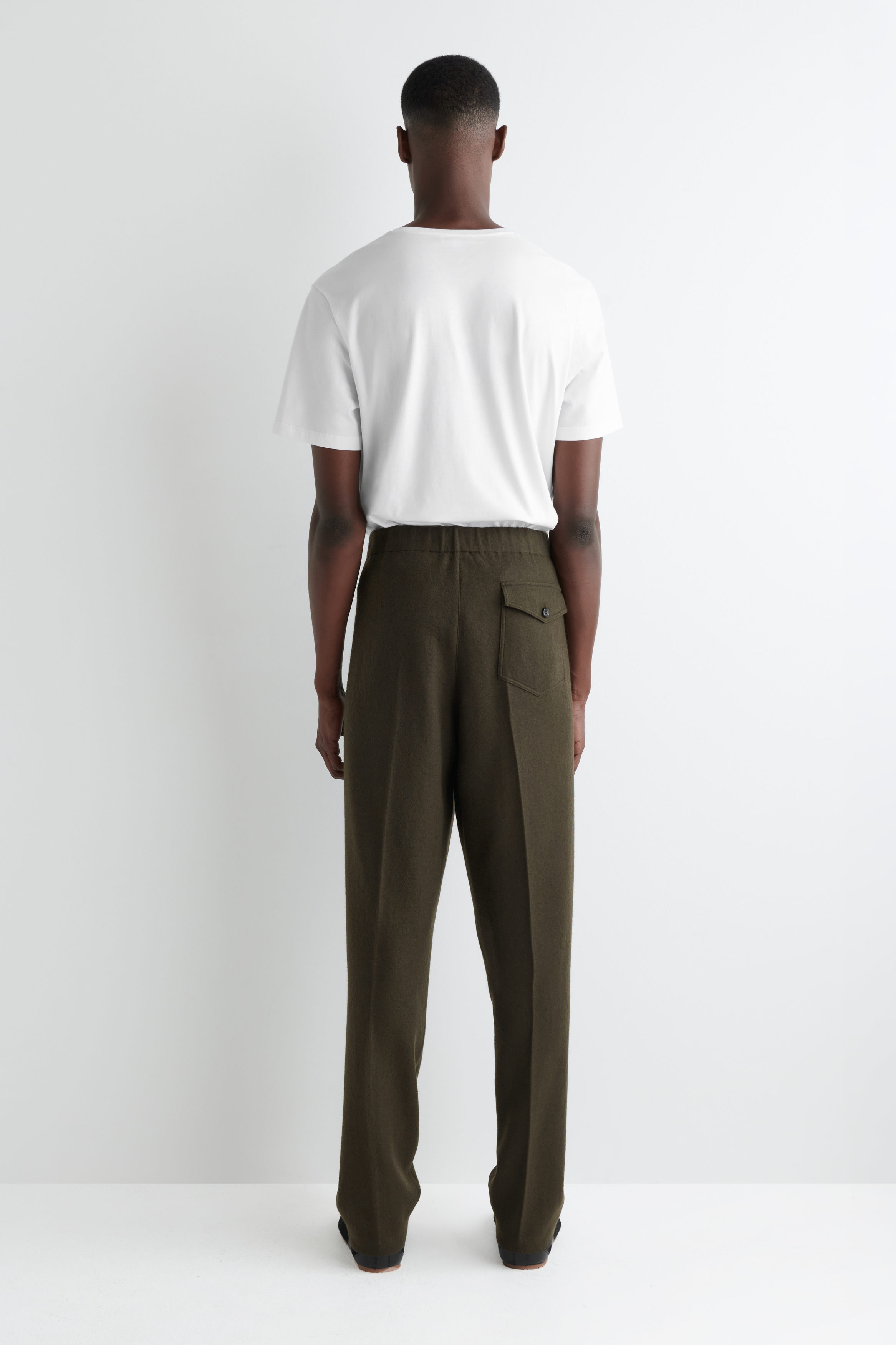 OVY Wool Super100's Twill Slacks L 再販なし Wool Super100's Twill Slacks | OVY