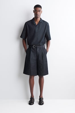 DENIM POPOVER SHIRT — INDIGO 6