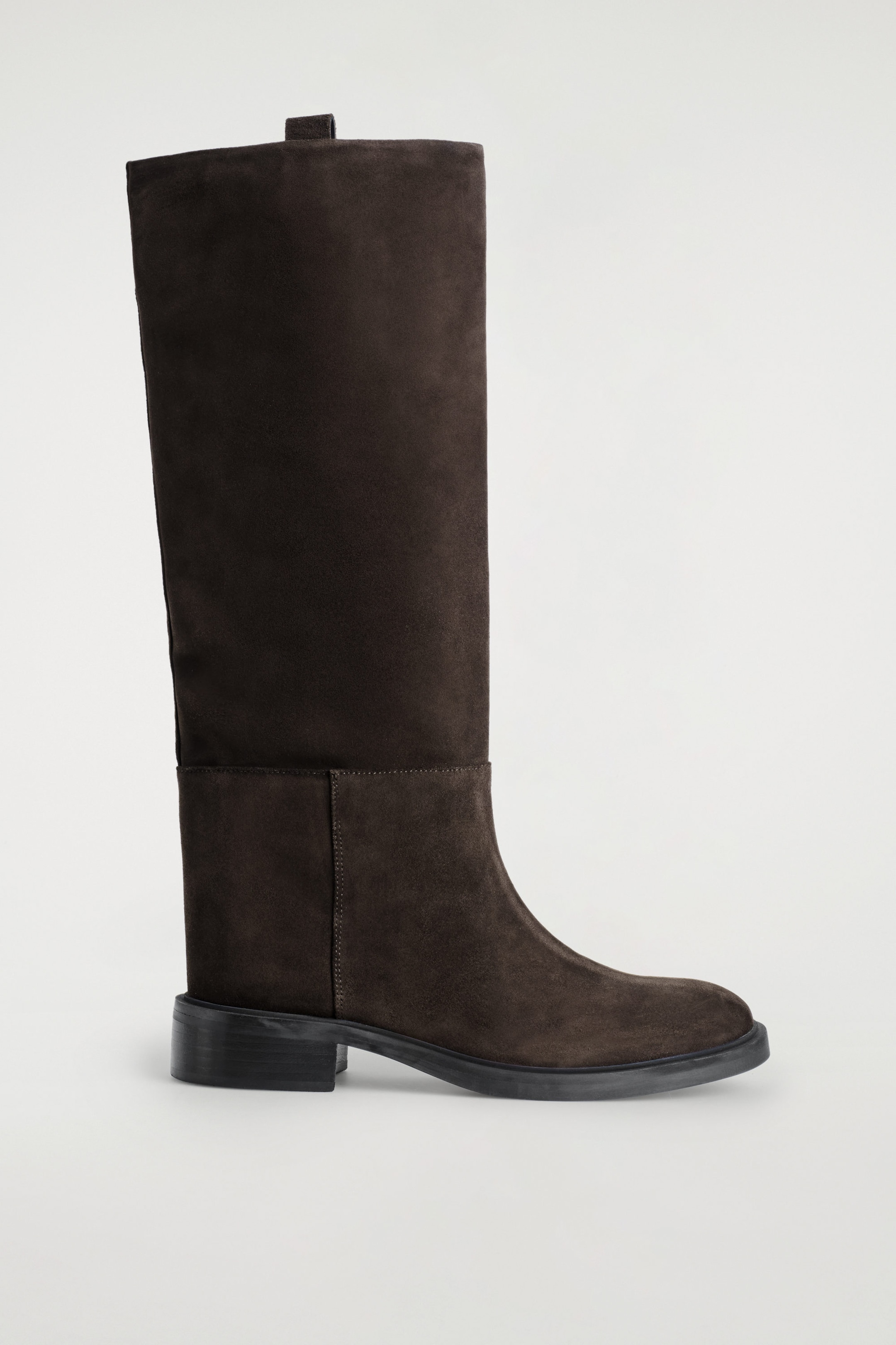 SUEDE RIDING BOOTS