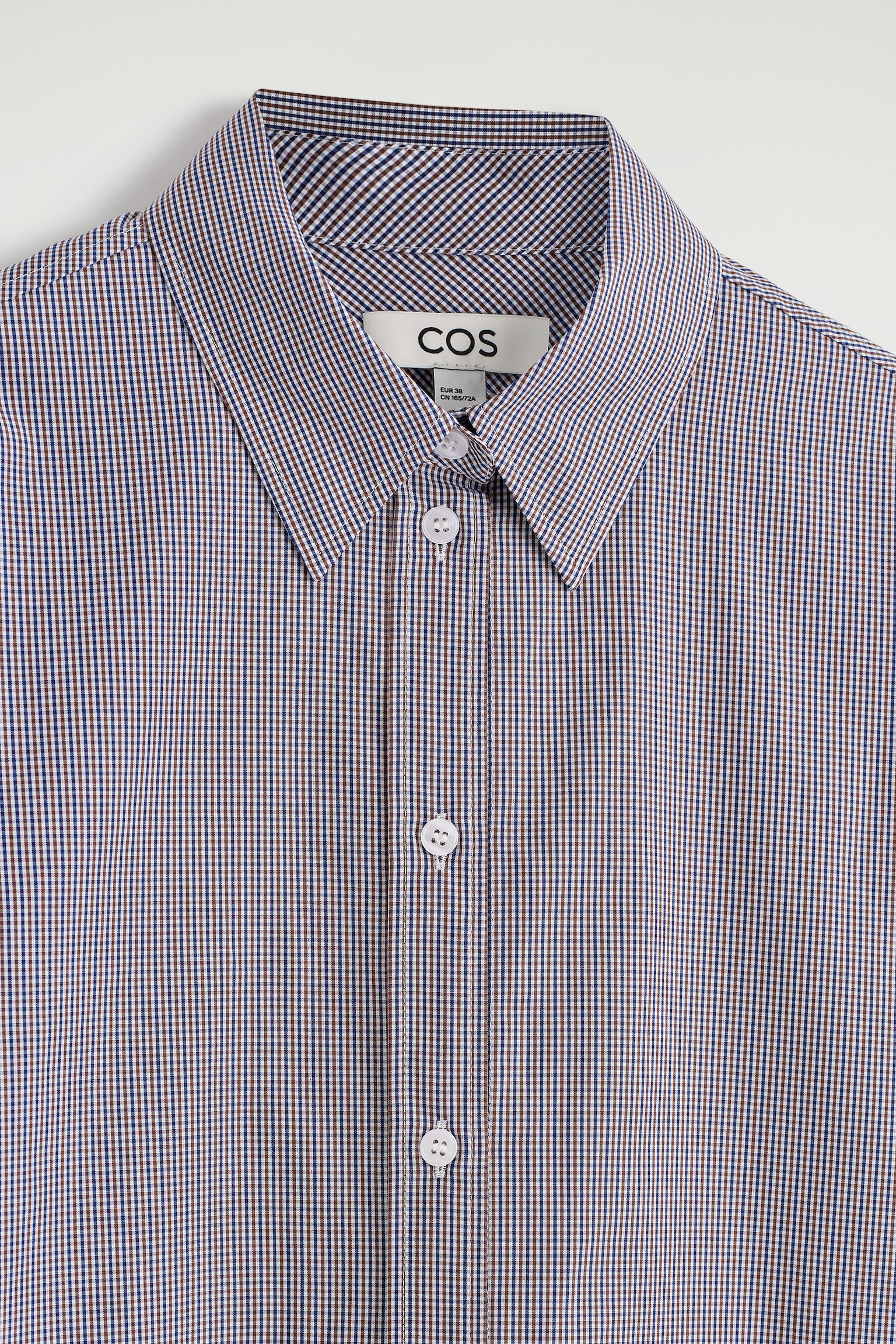 CAMISA DE ALGODÓN CUADROS VICHY - WHITE / BLUE / CHECKED/AZUL / BEIGE / VICHY - 6