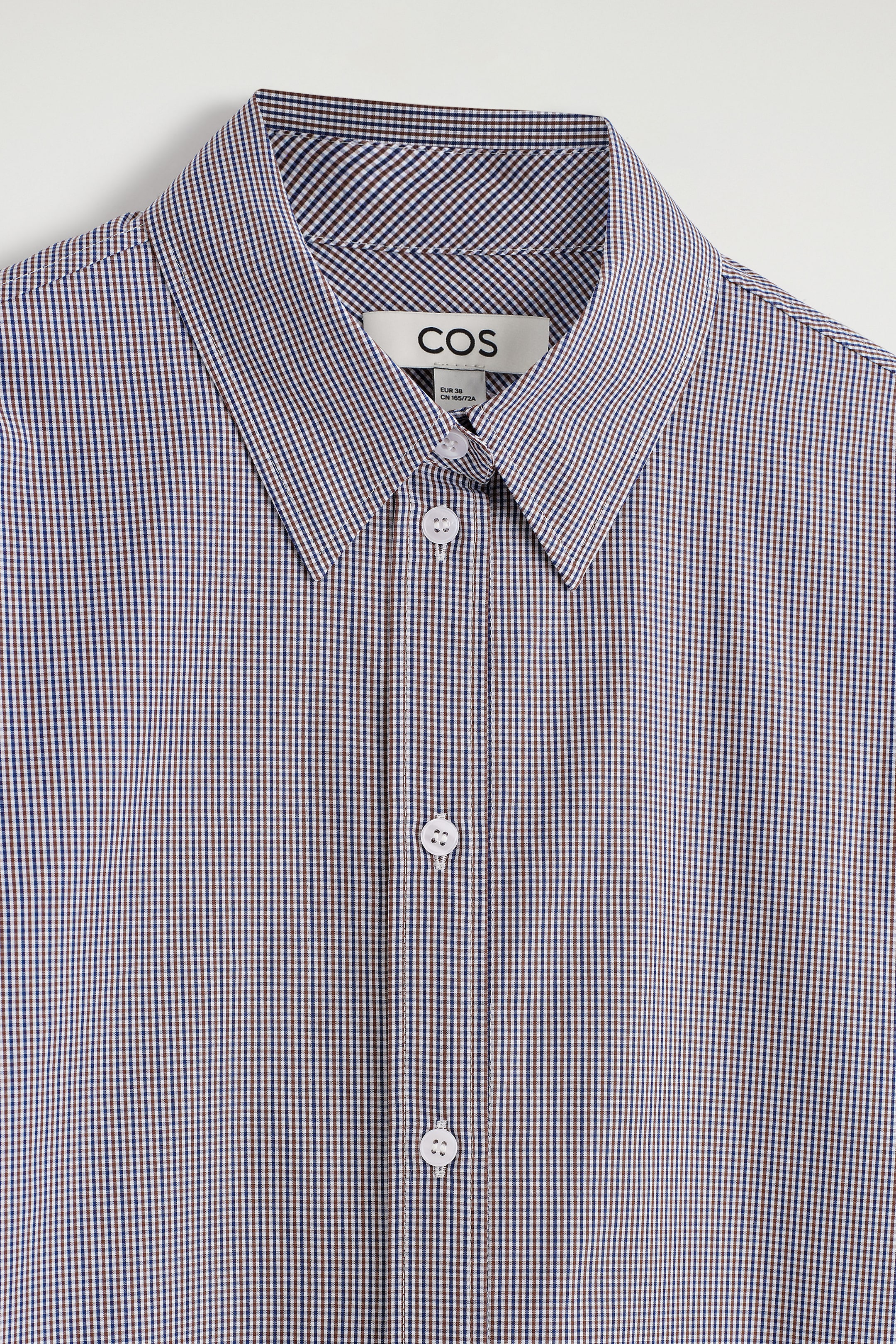 GINGHAM COTTON SHIRT