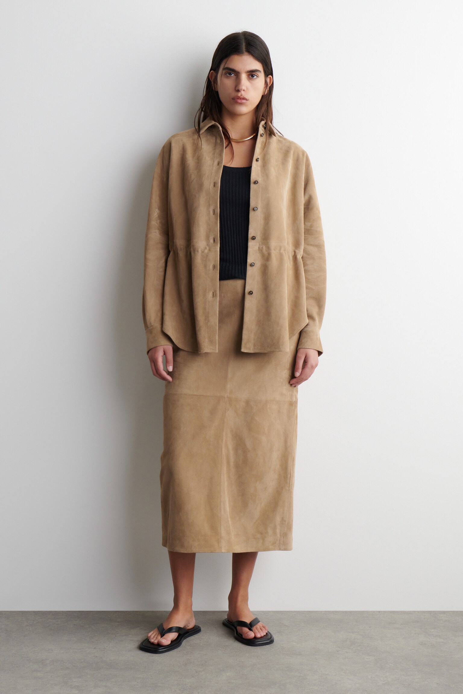 TOP DE TIRANTES DE CACHEMIRA Y SEDA DE CANALÉ - AZUL MARINO - 8