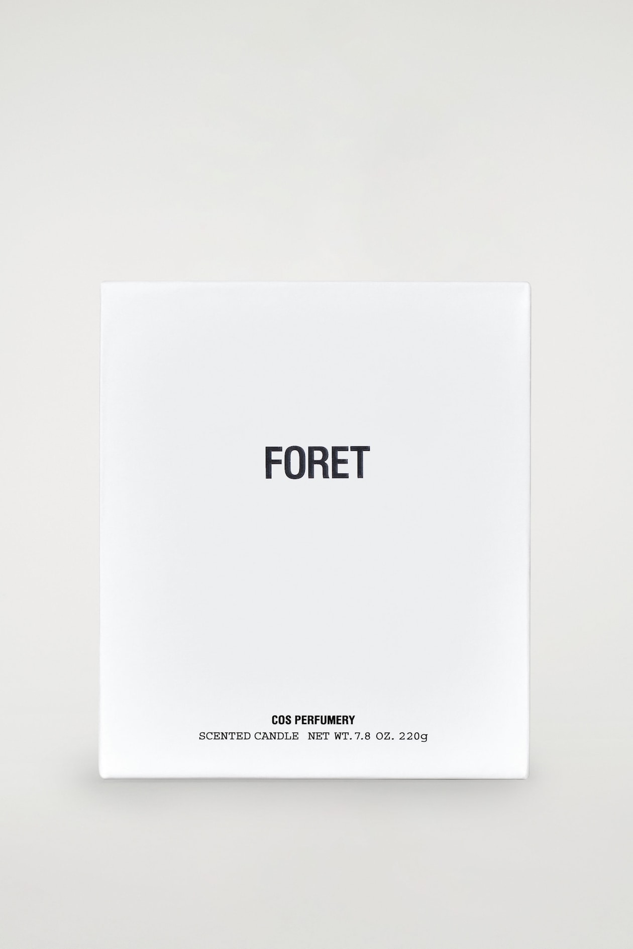 COS CHARITY SCENTED CANDLE, 7.8 OZ — FORET