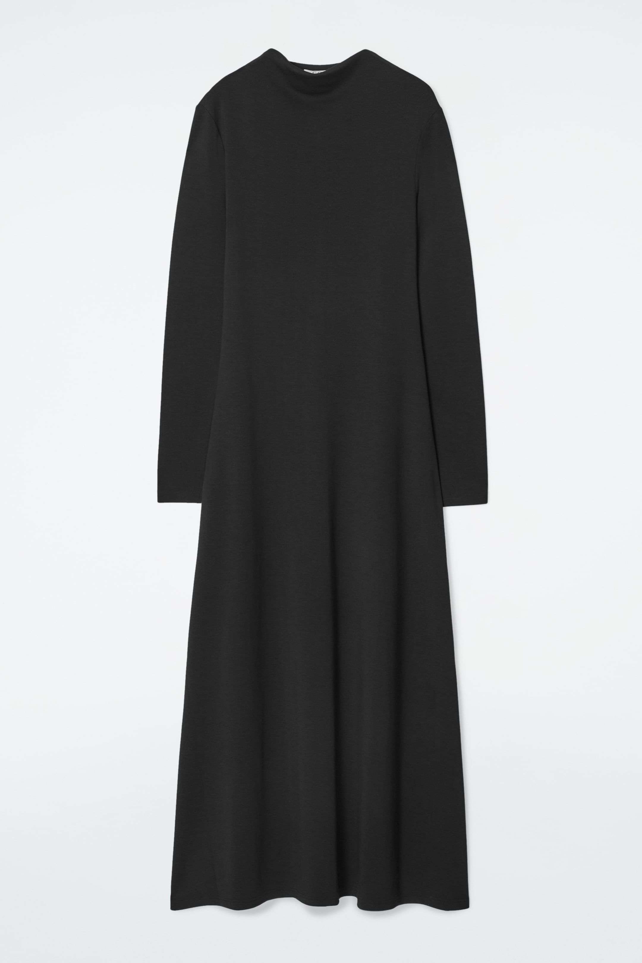 Ingrandisci l'immagine: COWL-NECK LONG-SLEEVED MAXI DRESS - BLACK - DONNA | H&M CH 1