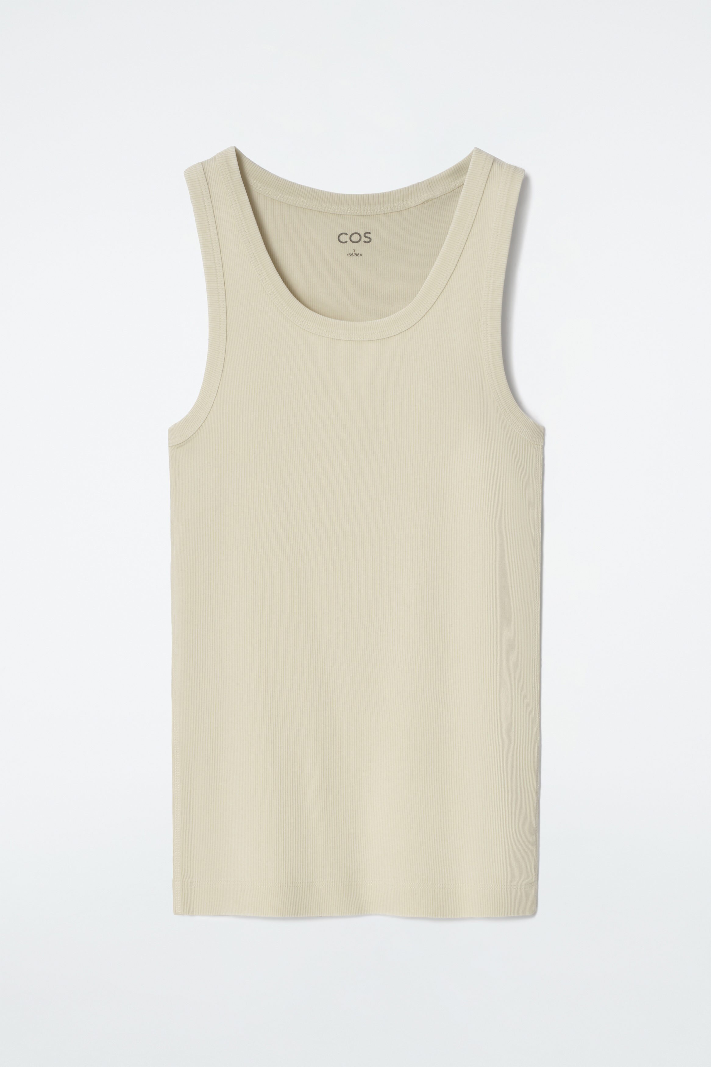RIBBED TANK TOP - PISTACHIO | COS