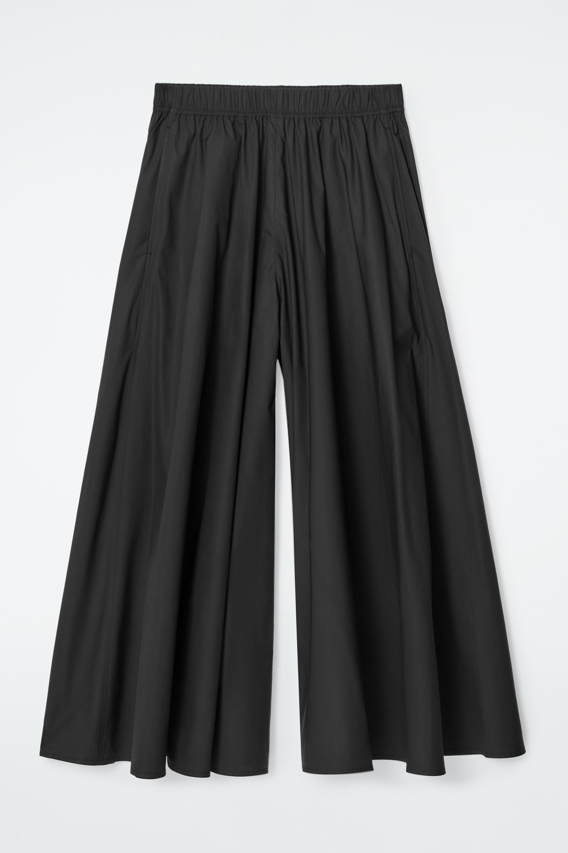 Grösseres Bild ansehen: A-LINIEN-SKORT AUS POPELINE - SCHWARZ - DAMEN | H&M CH 1