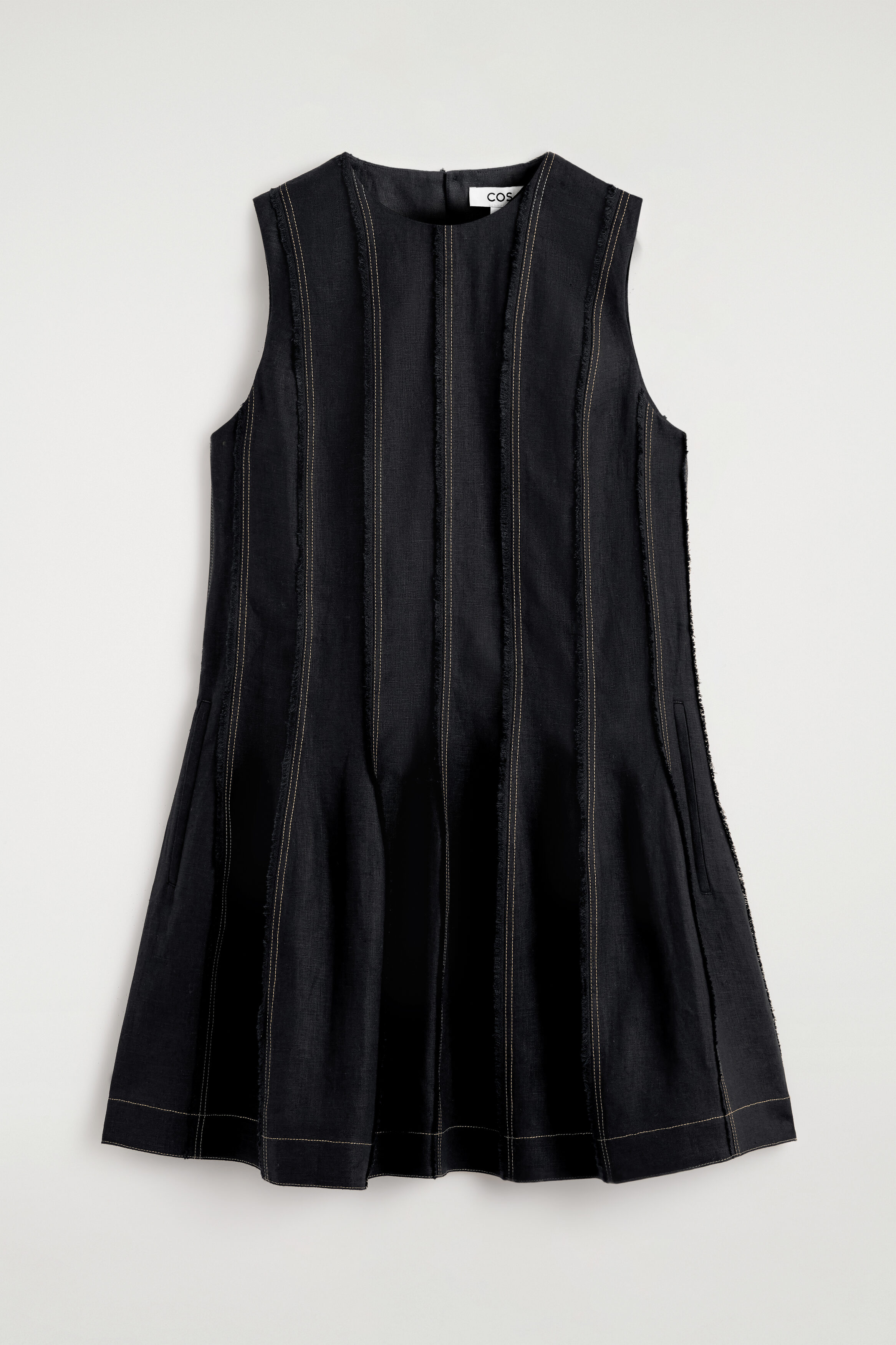 SCULPTED PLEATED MINI DRESS - thumbnail 5