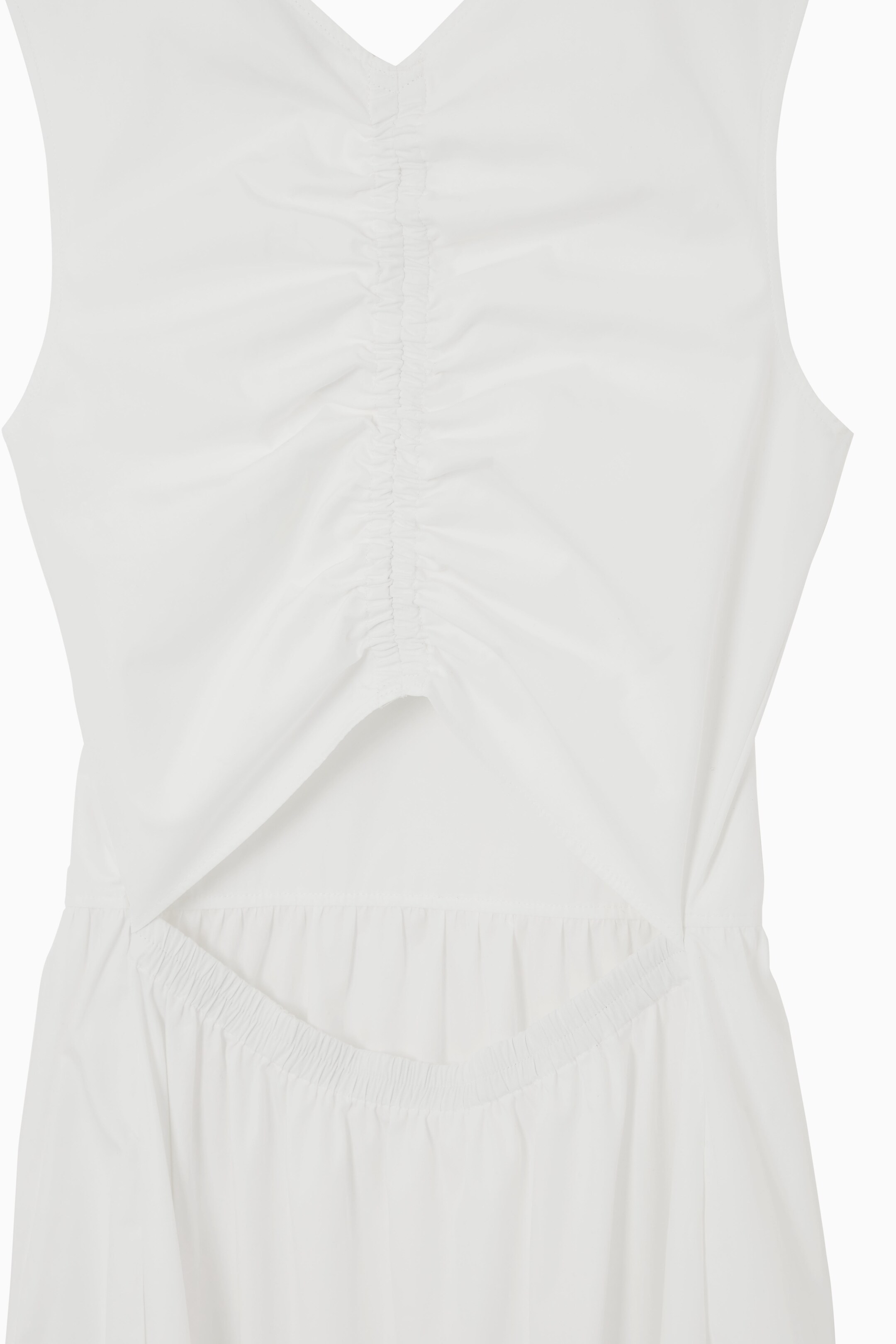 Agrandir l'image: ROBE MIDI DOS AJOURÉ VOLANTS - BLANC - FEMME | H&M CH 2