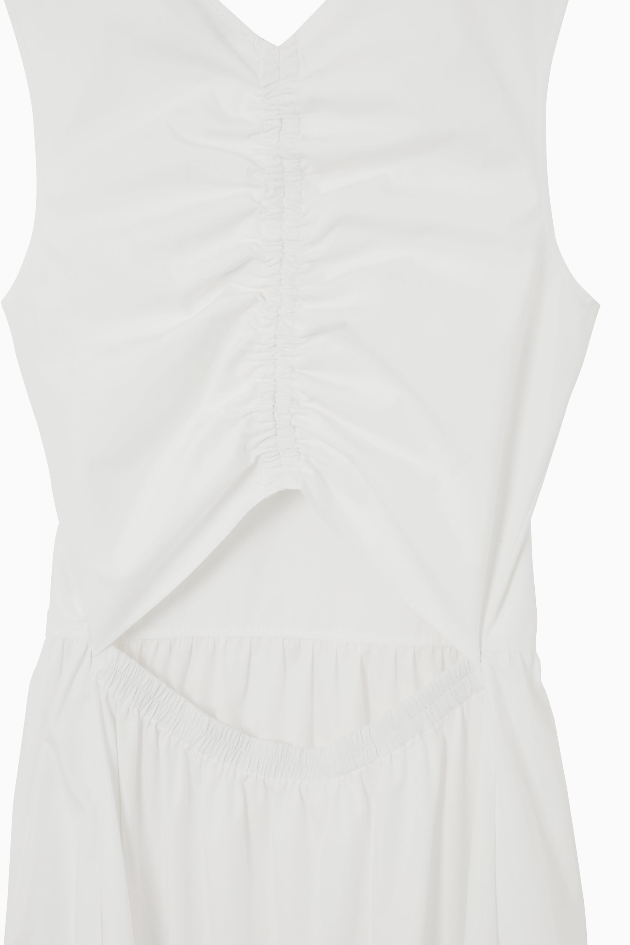 Grösseres Bild ansehen: MIDIKLEID MIT CUT-OUT AM RÜCKEN - WEISS - DAMEN | H&M CH 2