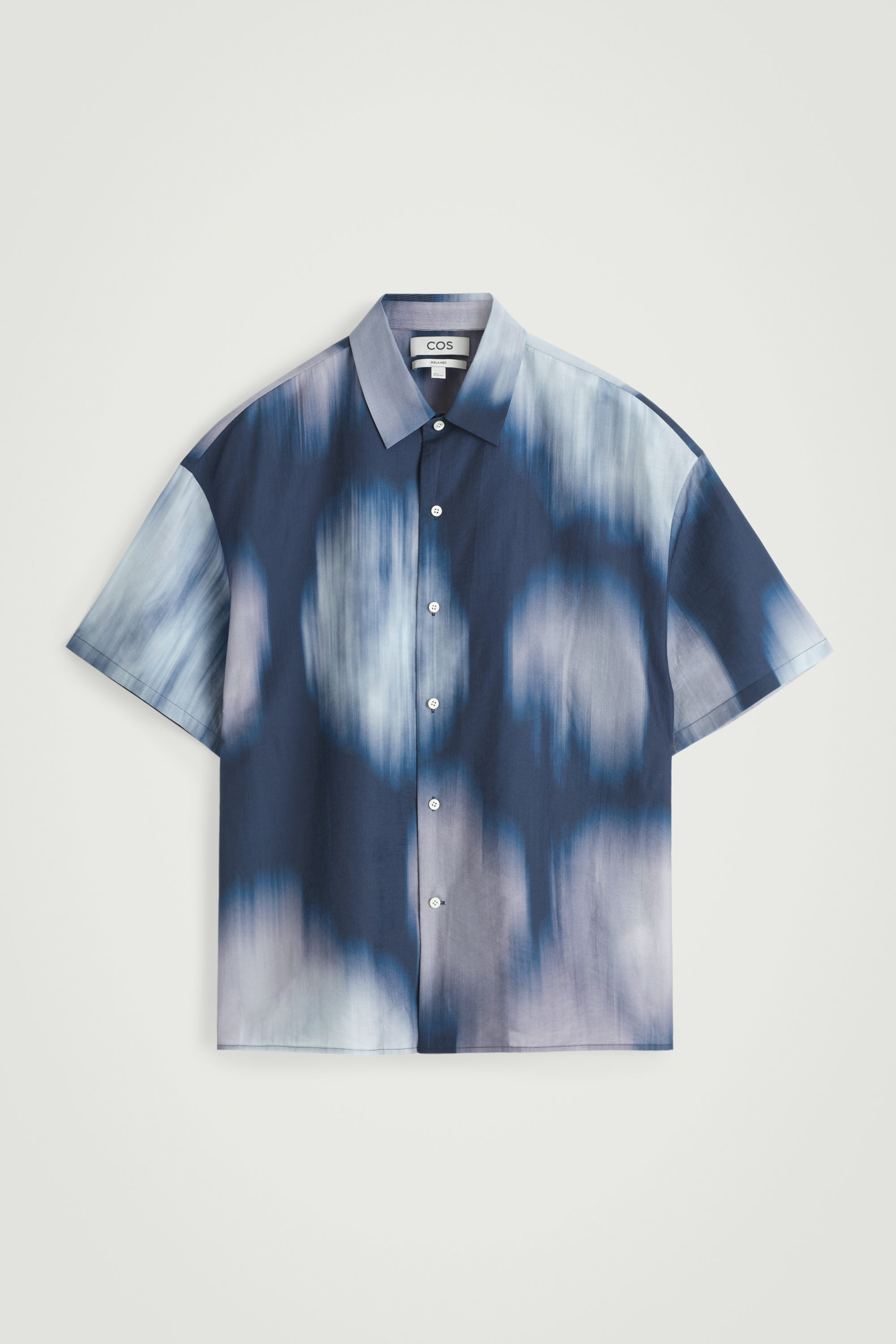 [COSYHARU公式]vintage blue stripe short-sleeved shirt COSYHARU公式]vintage blue stripe short-sleeved shirt vintage
