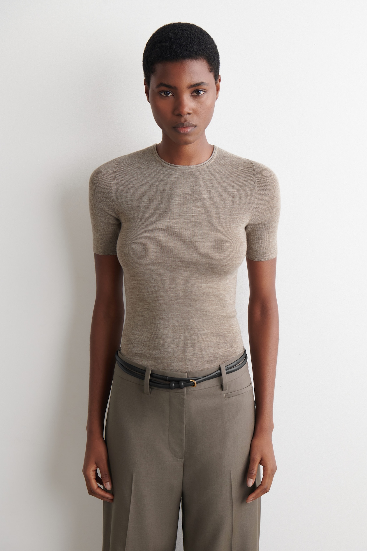 SEAMLESS MERINO WOOL T-SHIRT