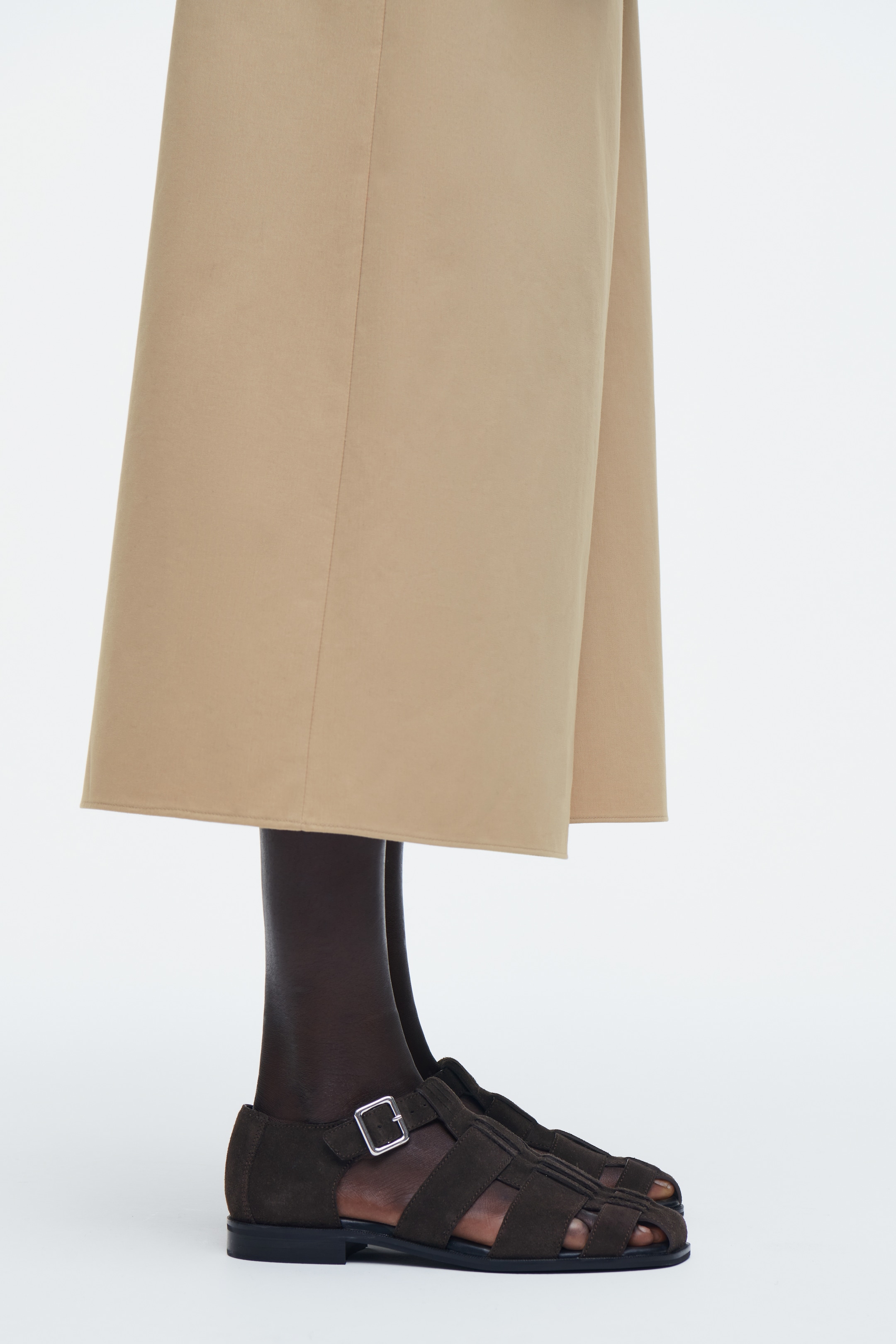 Agrandir l'image: SANDALES SPARTIATES EN DAIM - BRUN - FEMME | H&M CH 3