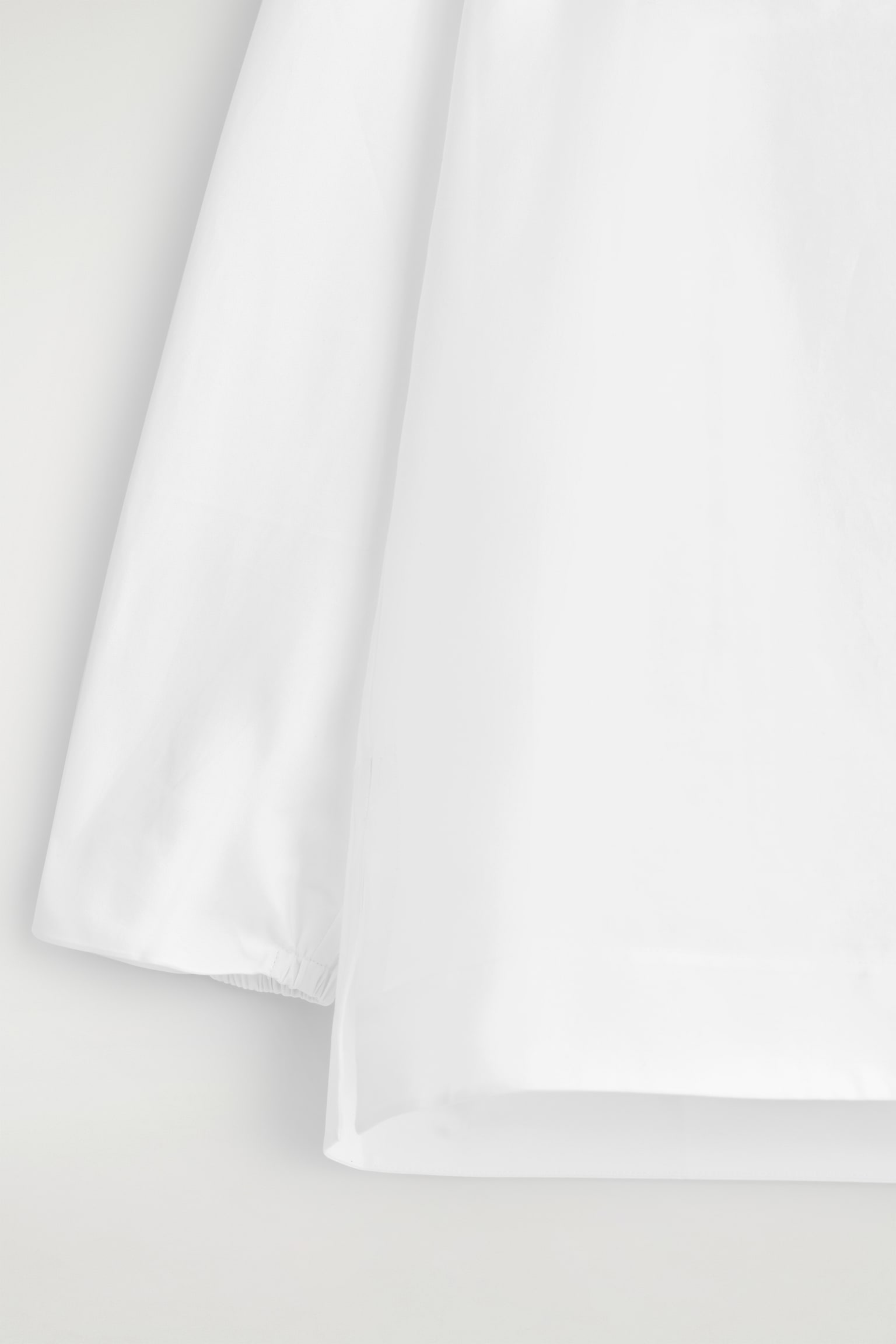BAUMWOLLBLUSE MIT U-BOOT-AUSSCHNITT - WEISS/BEIGE/KAROMUSTER - 5