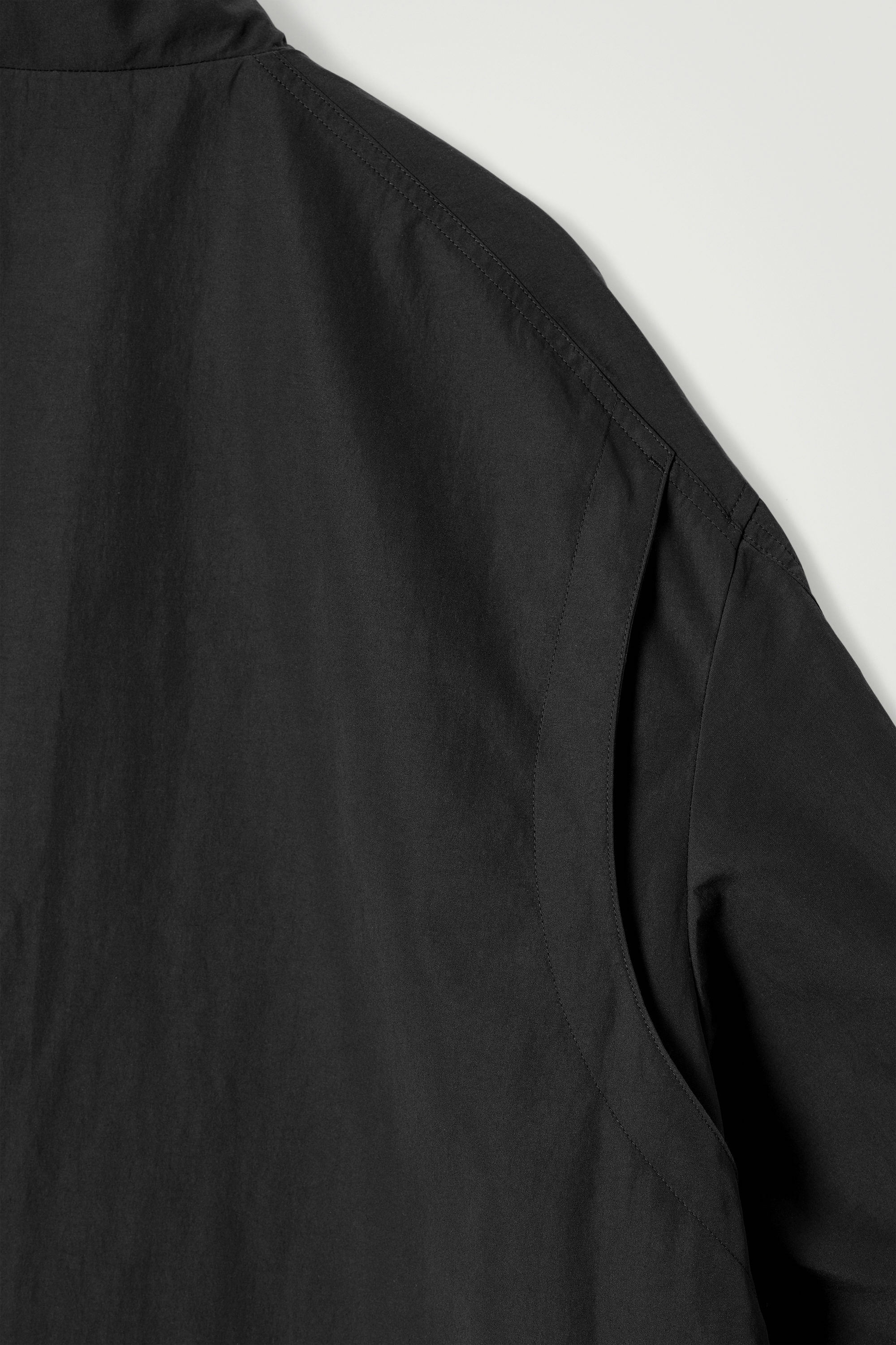 TWILL UTILITY BOMBER JACKET - BLACK | COS US