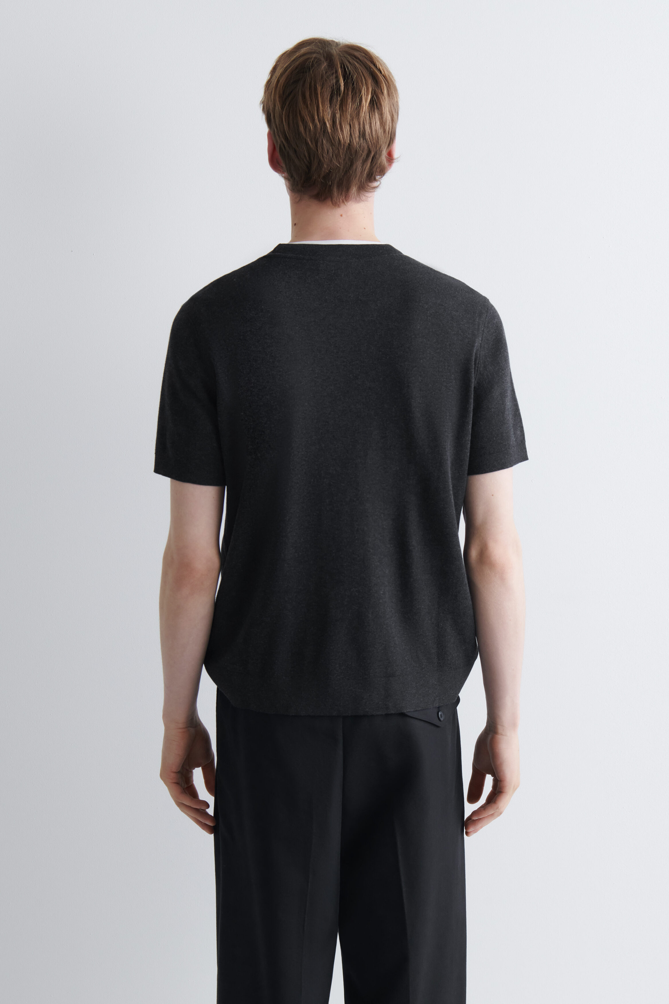 SLIM MODAL INTERLOCK-JERSEY T-SHIRT - thumbnail 4
