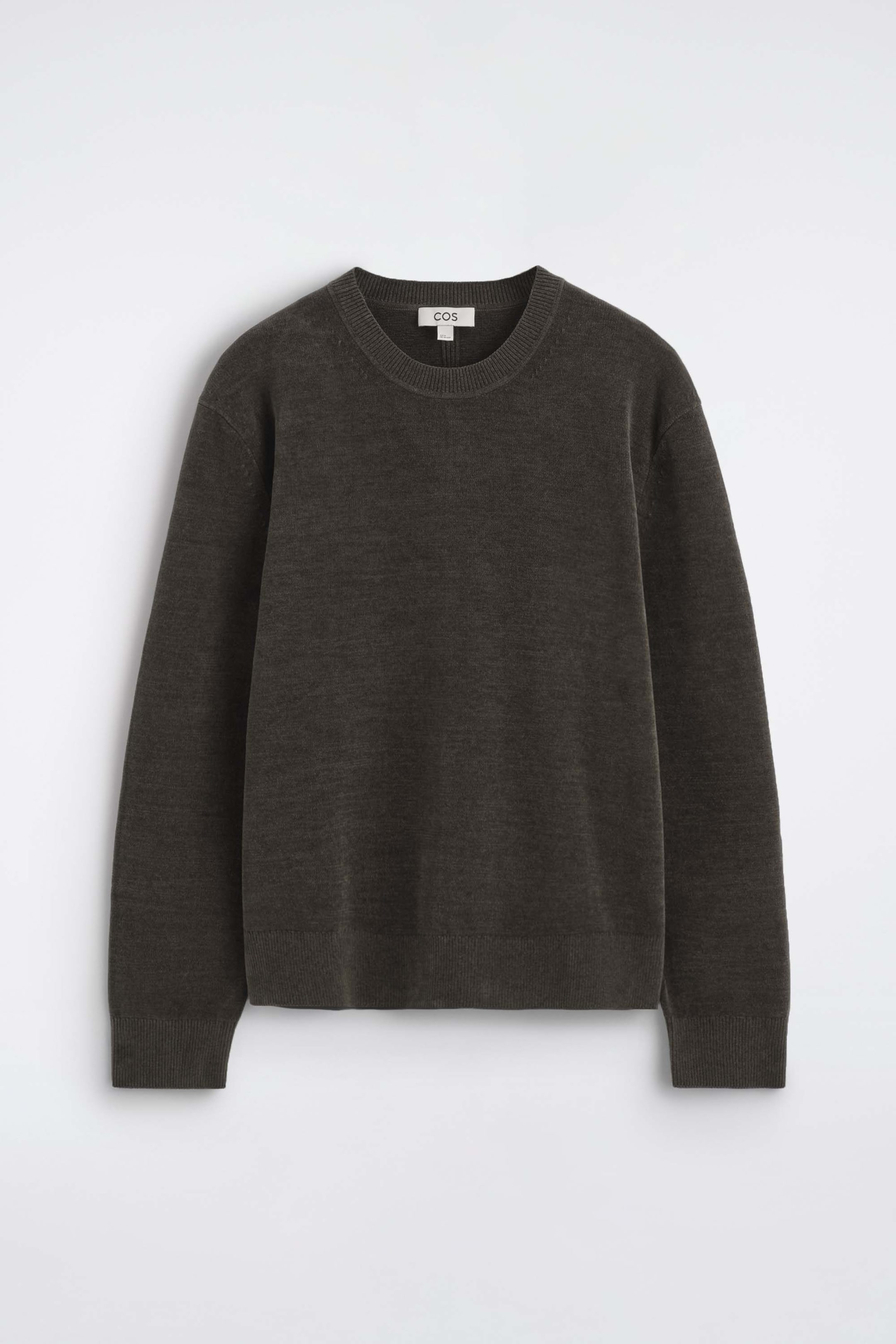 COTTON-CHENILLE CREW-NECK SWEATER