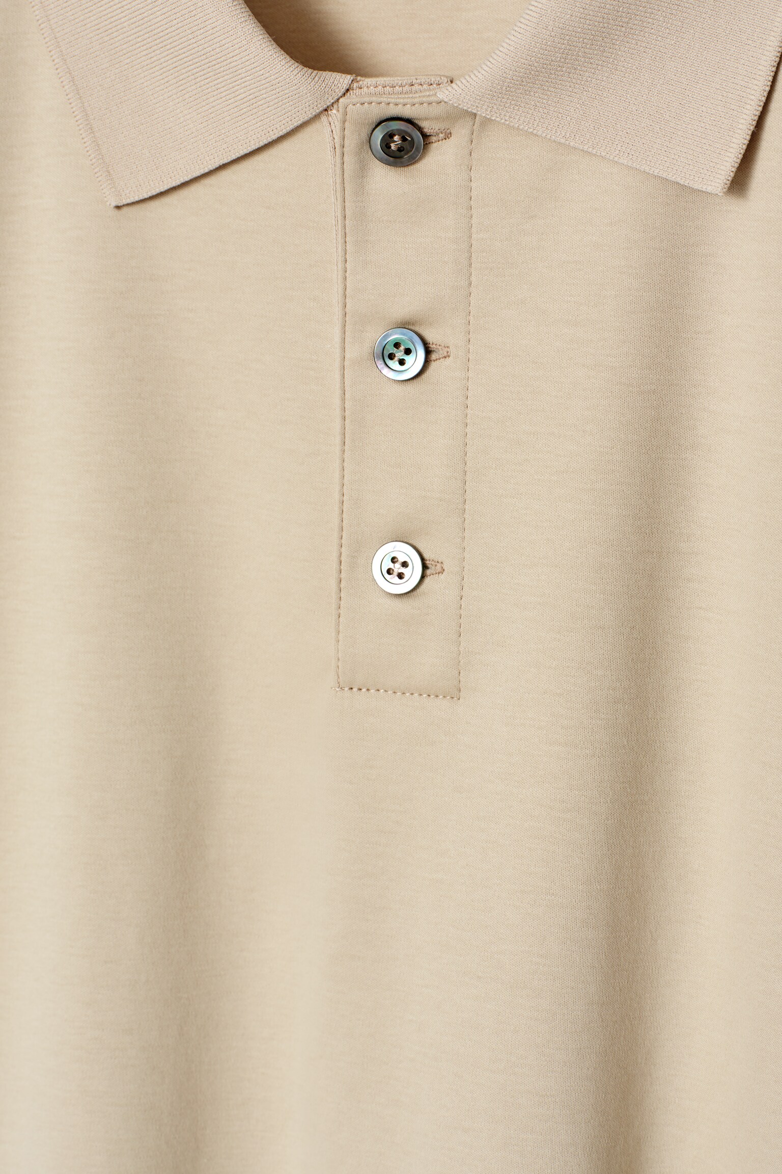 POLO DE ALGODÓN MERCERIZADO REGULAR FIT - TOPO/AZUL MARINO - 5