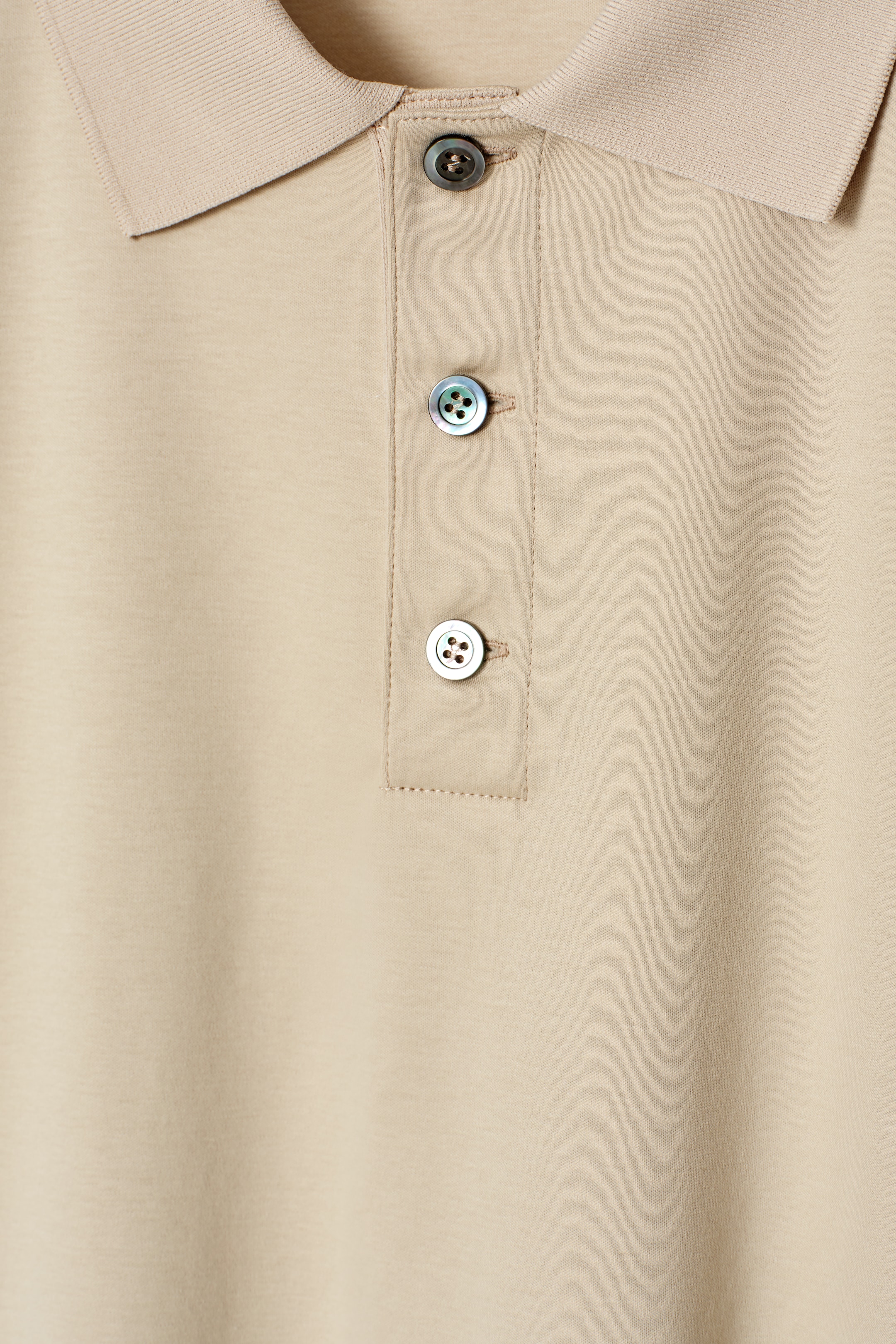 Agrandir l'image: POLO REGULAR EN COTON MERCERISÉ - TAUPE - HOMME | H&M CH 7