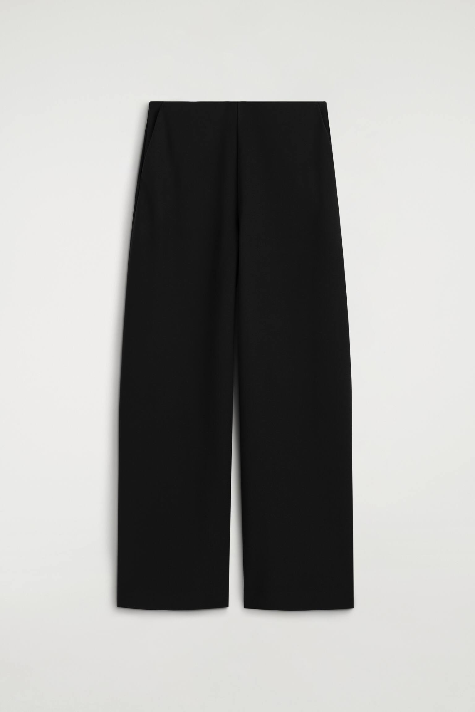 CREPE-JERSEY WIDE-LEG TROUSERS - 1