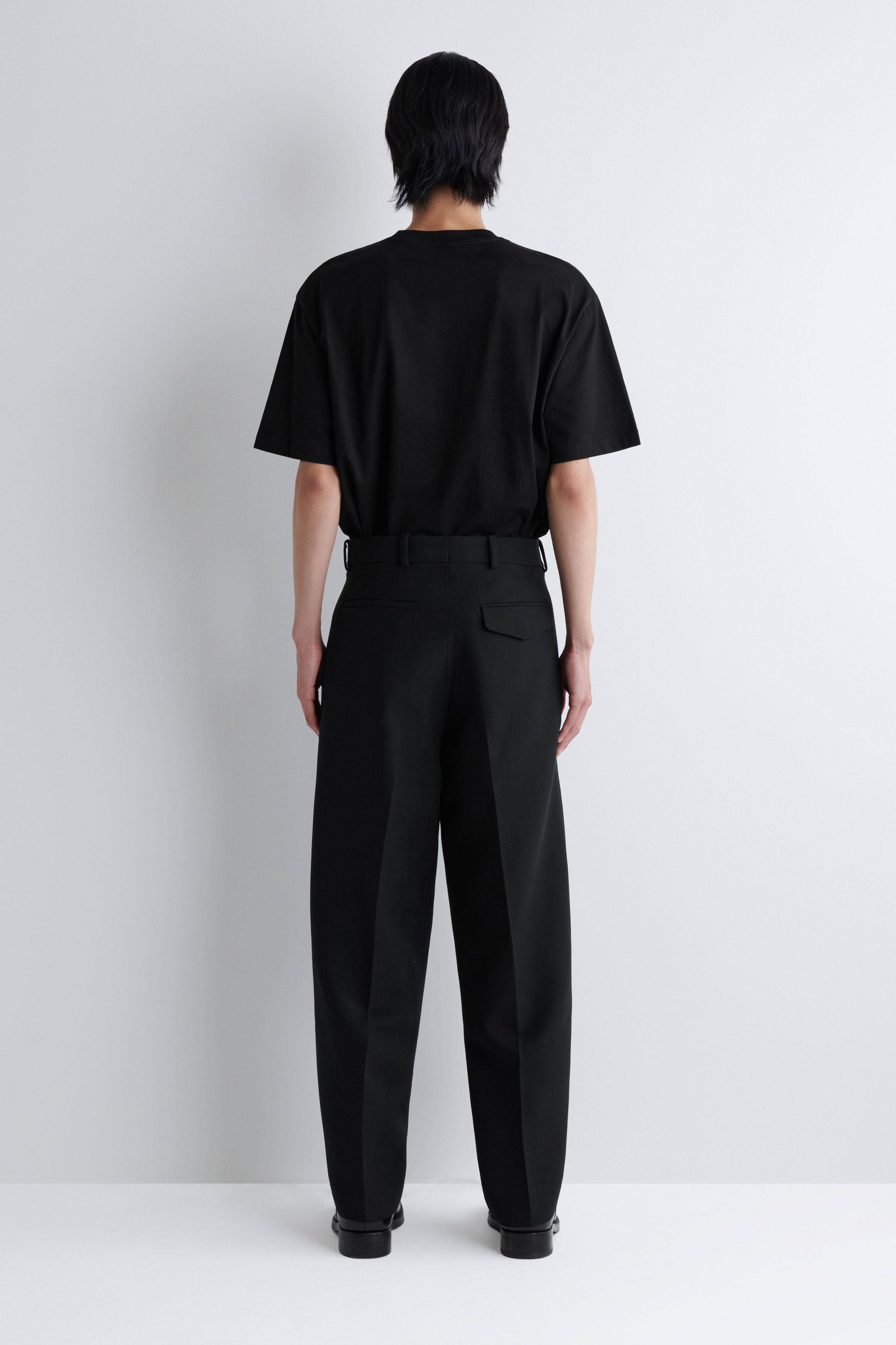 メンズウェア RUFFLOG WAIST BELT LONG PANTS BLACK メンズウェア RUFFLOG WAIST BELT LONG PANTS BLACK Long Pants