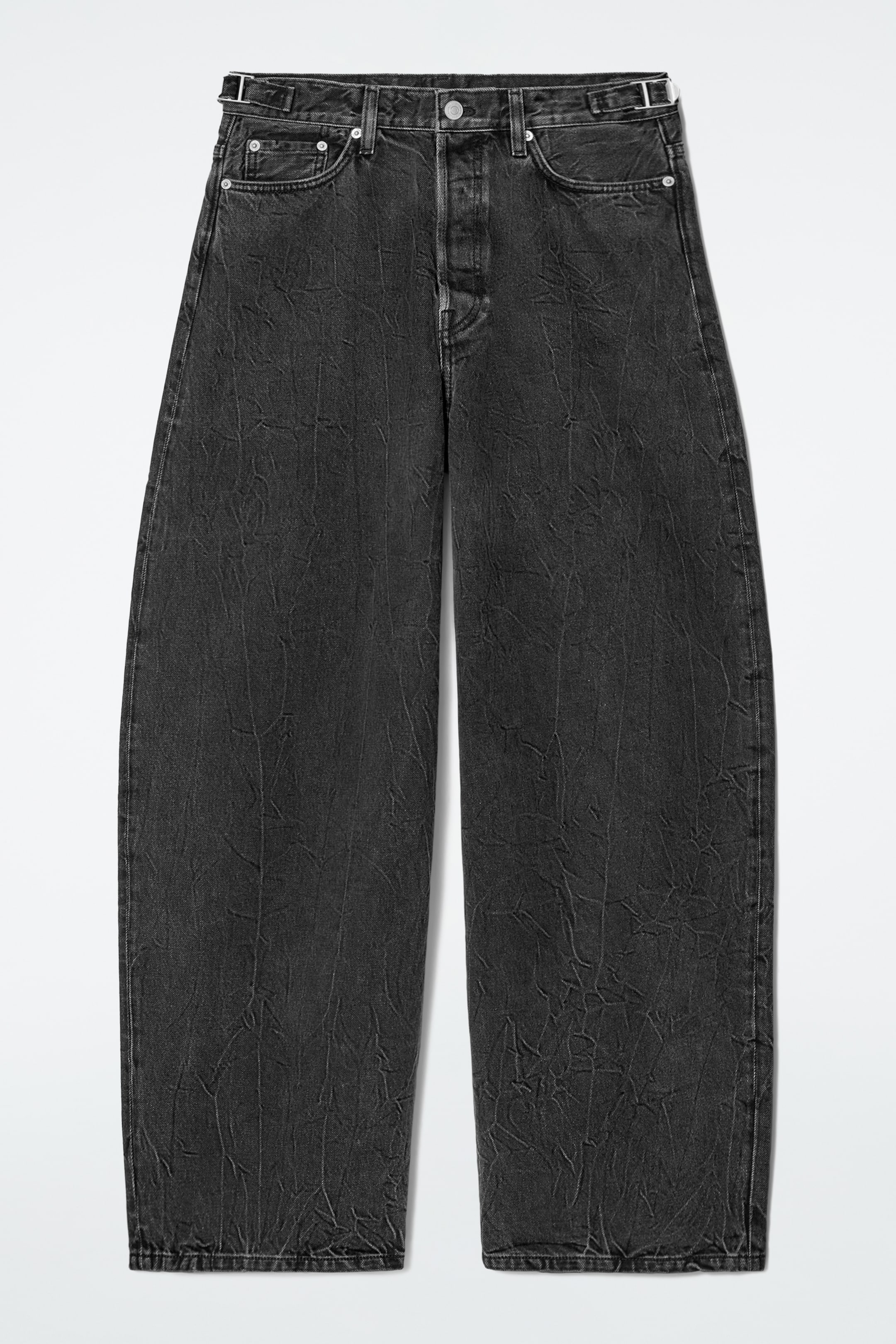 View larger image: COAST WIDE-LEG JEANS - CRINKLED BLACK - Ladies | H&M GB 7
