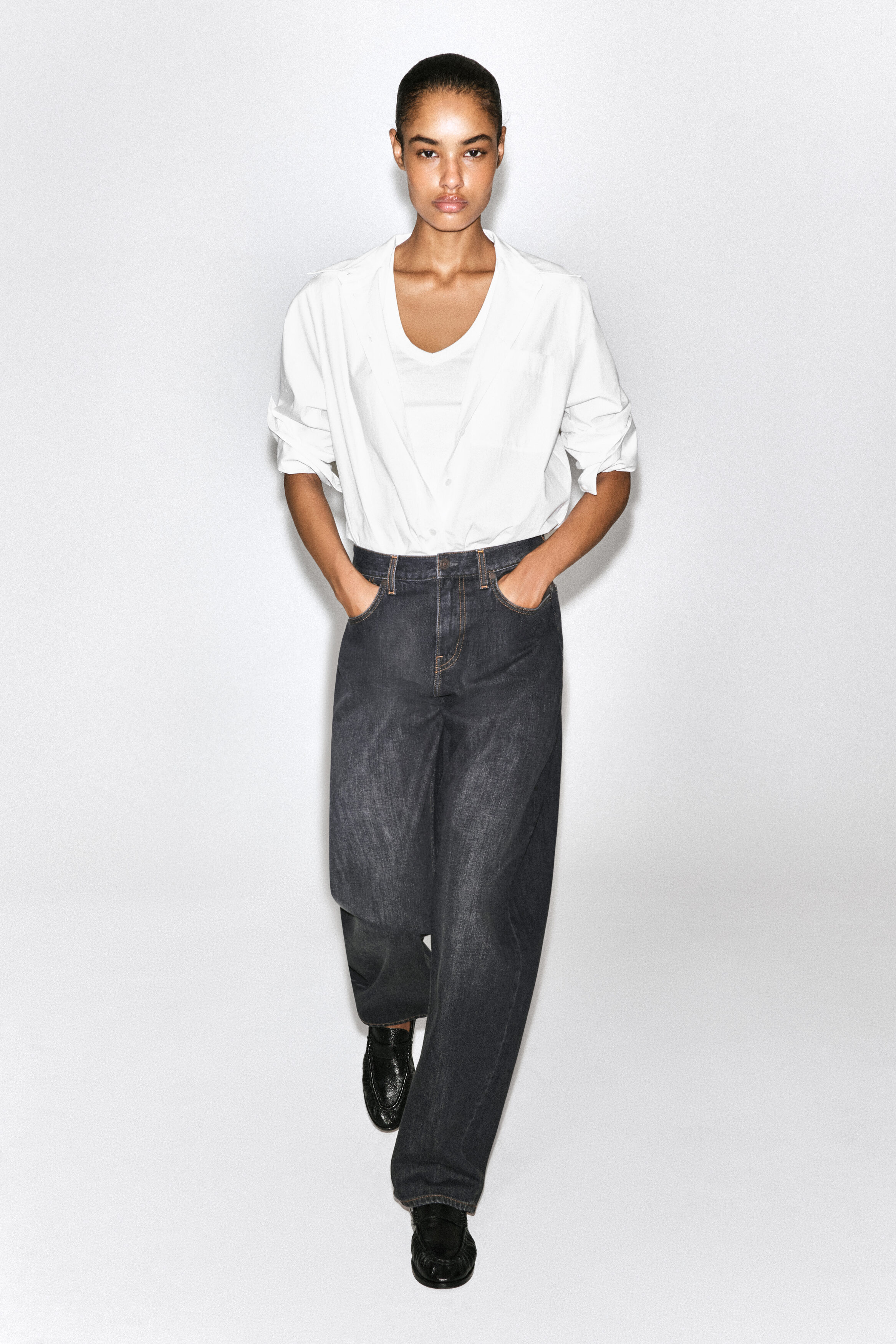 INLET CURVED-LEG JEANS - thumbnail 2