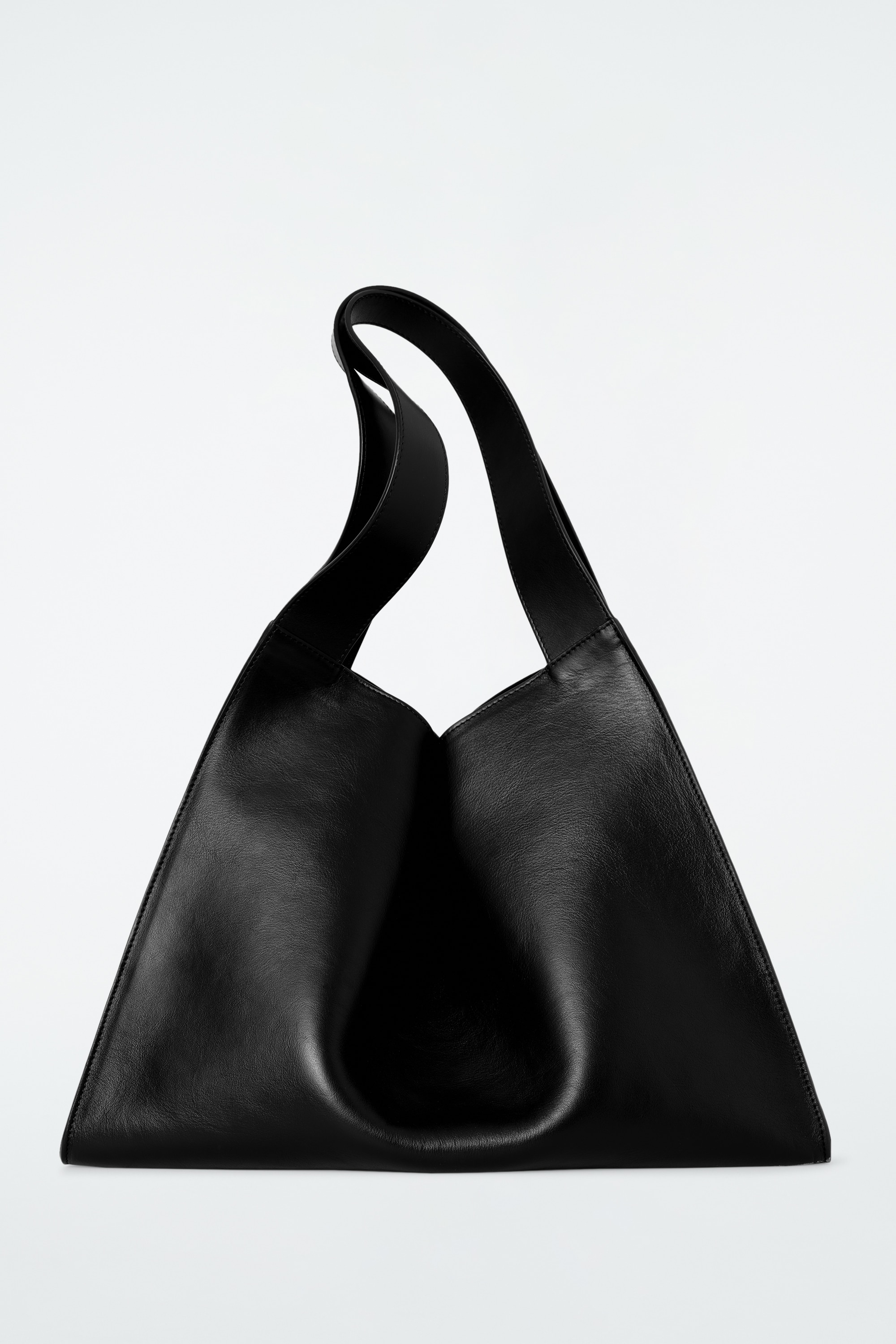 ALCOVE TOTE BAG - LEATHER - BLACK/BROWN