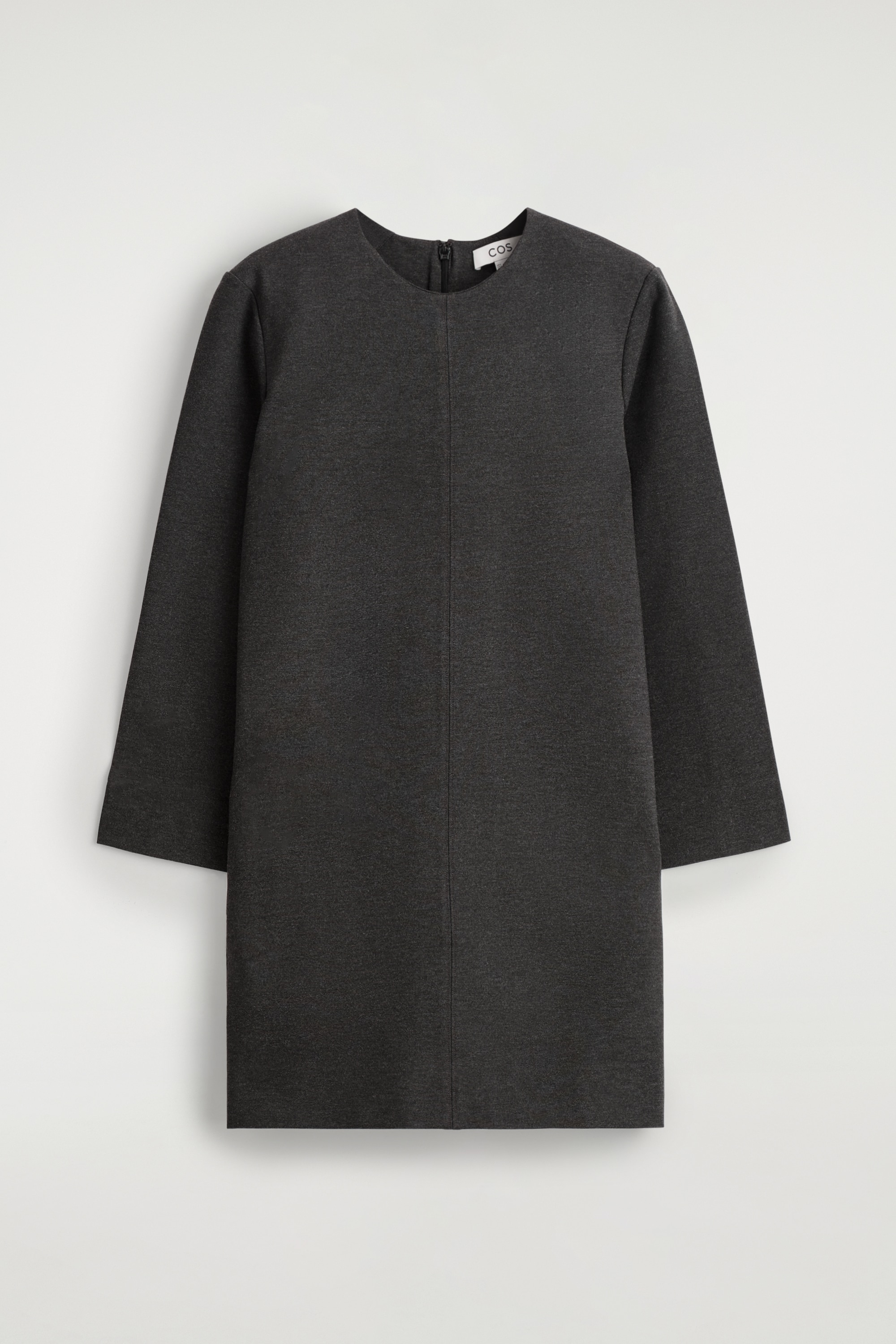 ELEGANTES MINIKLEID AUS JERSEY - DUNKELGRAU