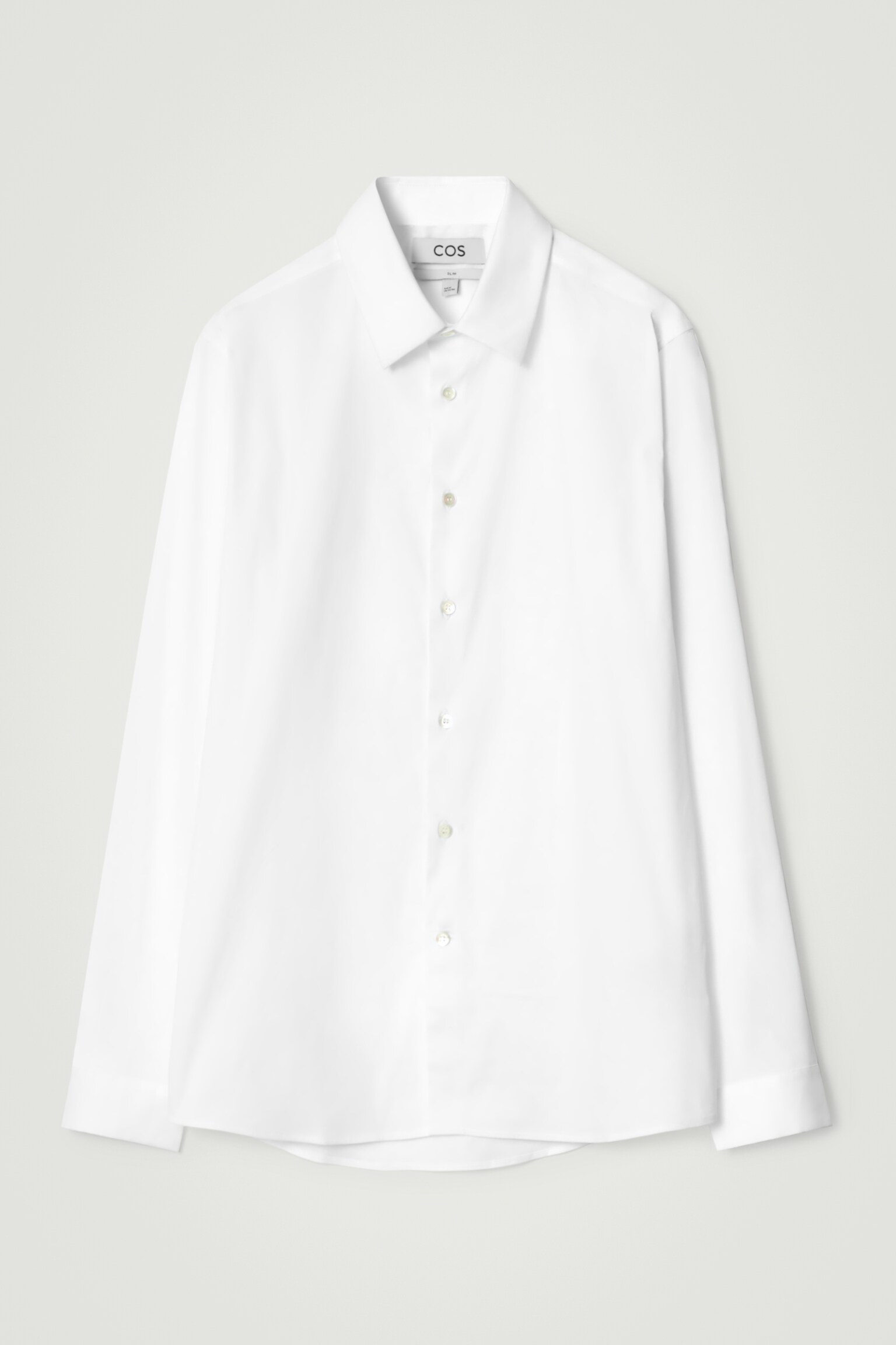 CAMICIA SARTORIALE IN POPELINE DAL TAGLIO SLIM - BIANCO/BLU NAVY/BLU / RIGHE - 2