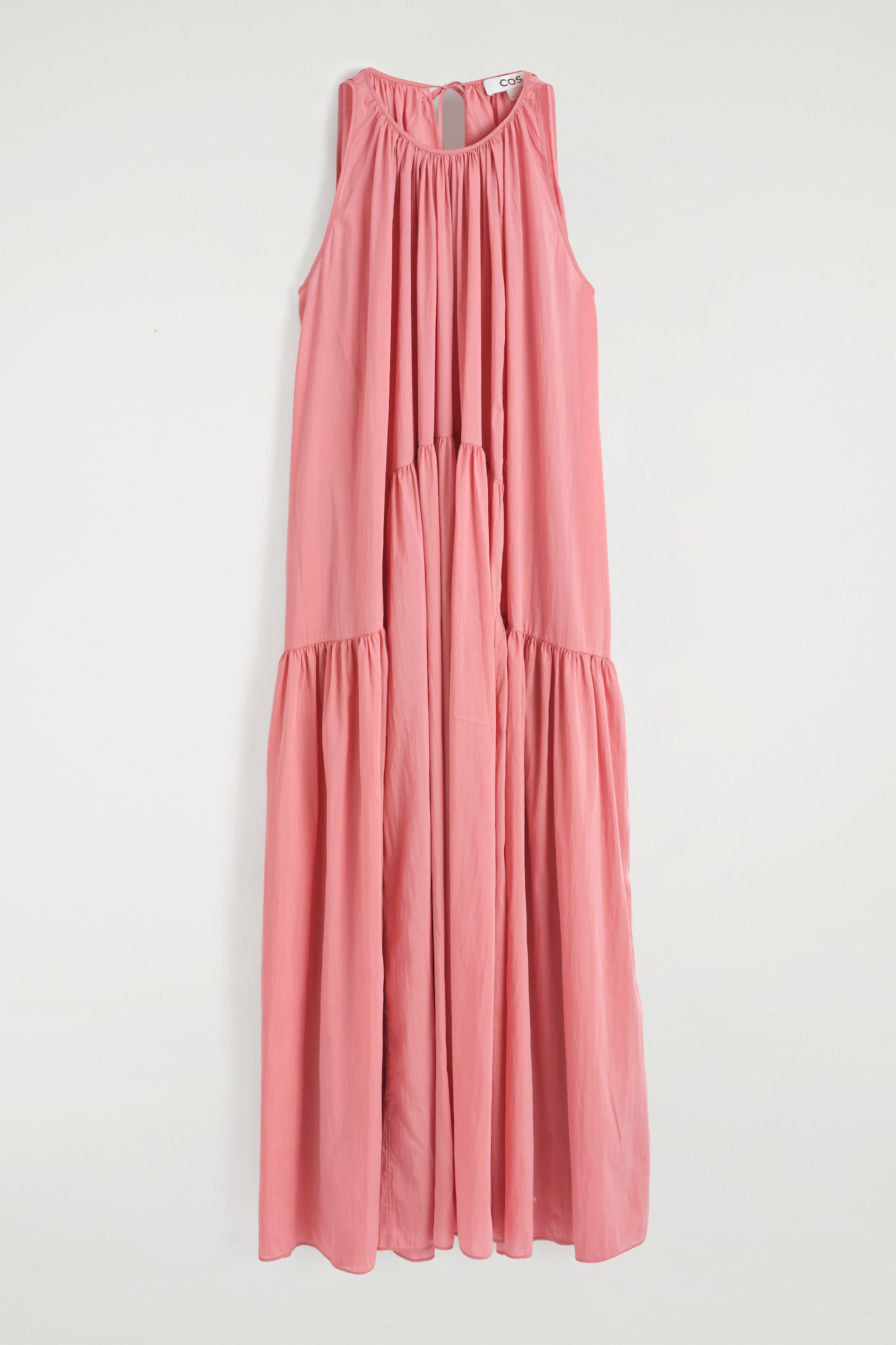 Ingrandisci l'immagine: GATHERED HALTERNECK MAXI DRESS - PINK - DONNA | H&M CH 5
