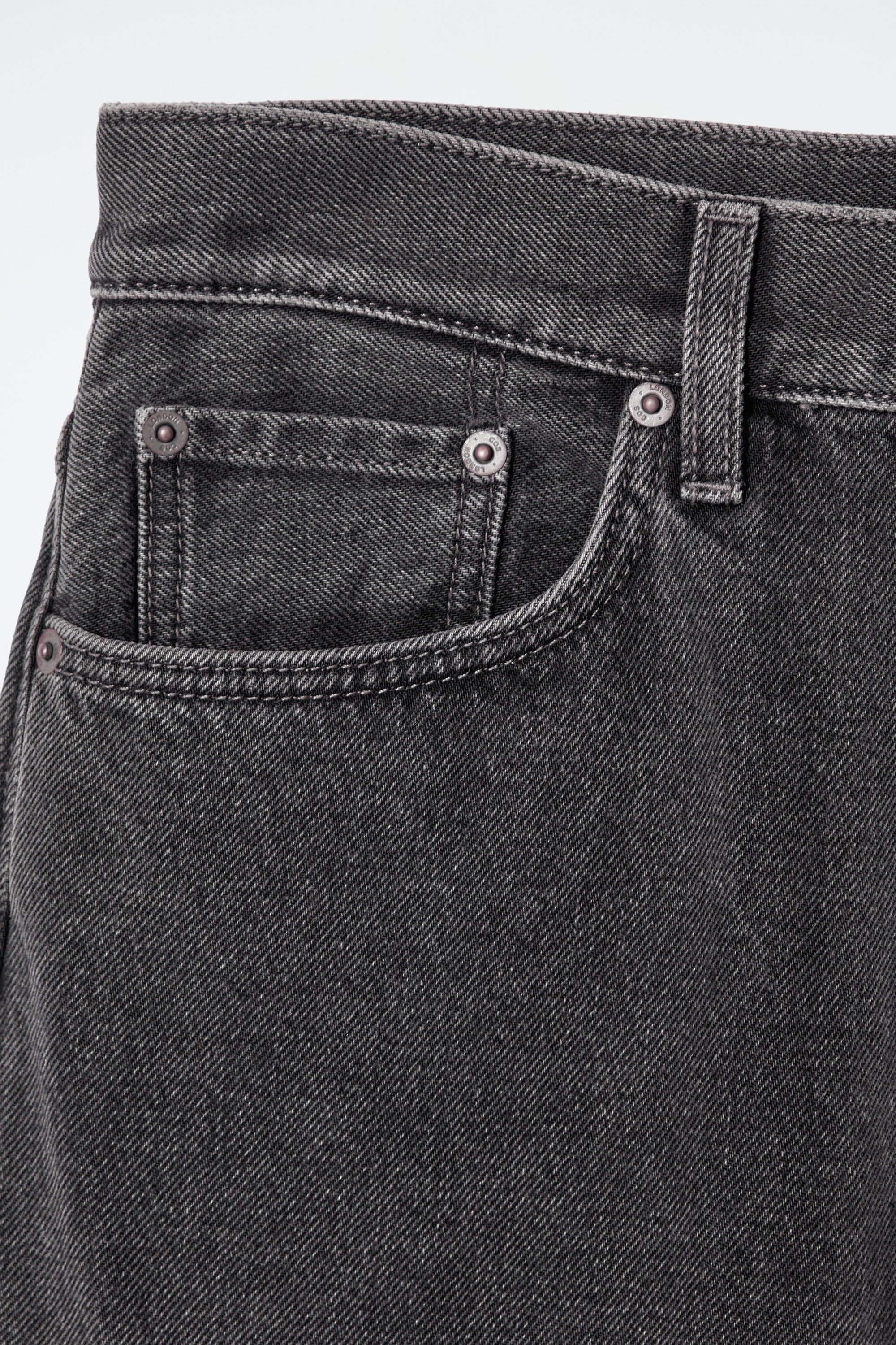 パンツ COS COLUMN JEANS - STRAIGHT 29 COLUMN STRAIGHT-LEG JEANS - DARK BLUE | COS