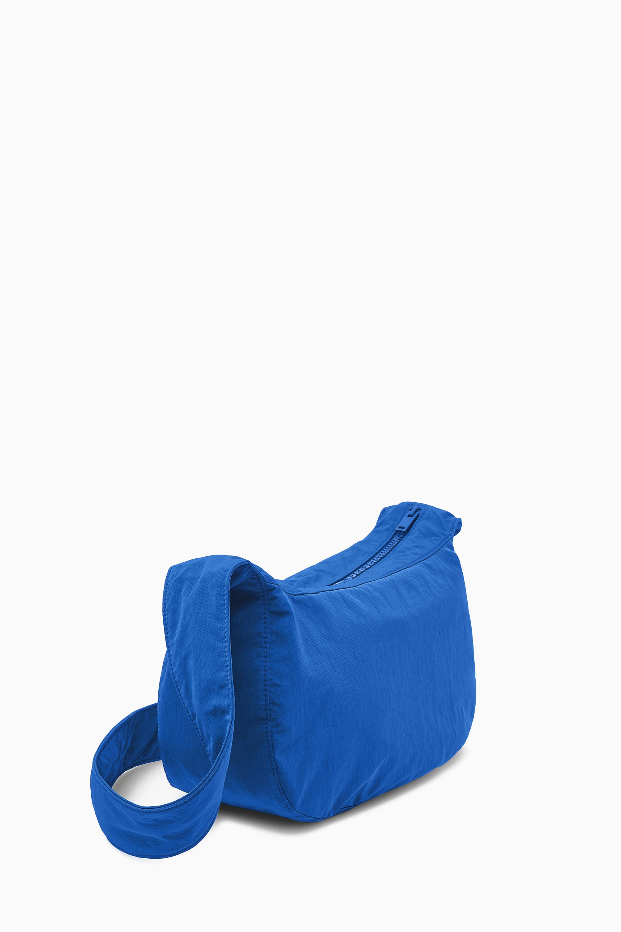 CROSSBODY SADDLE BAG - NYLON - BLUE | COS
