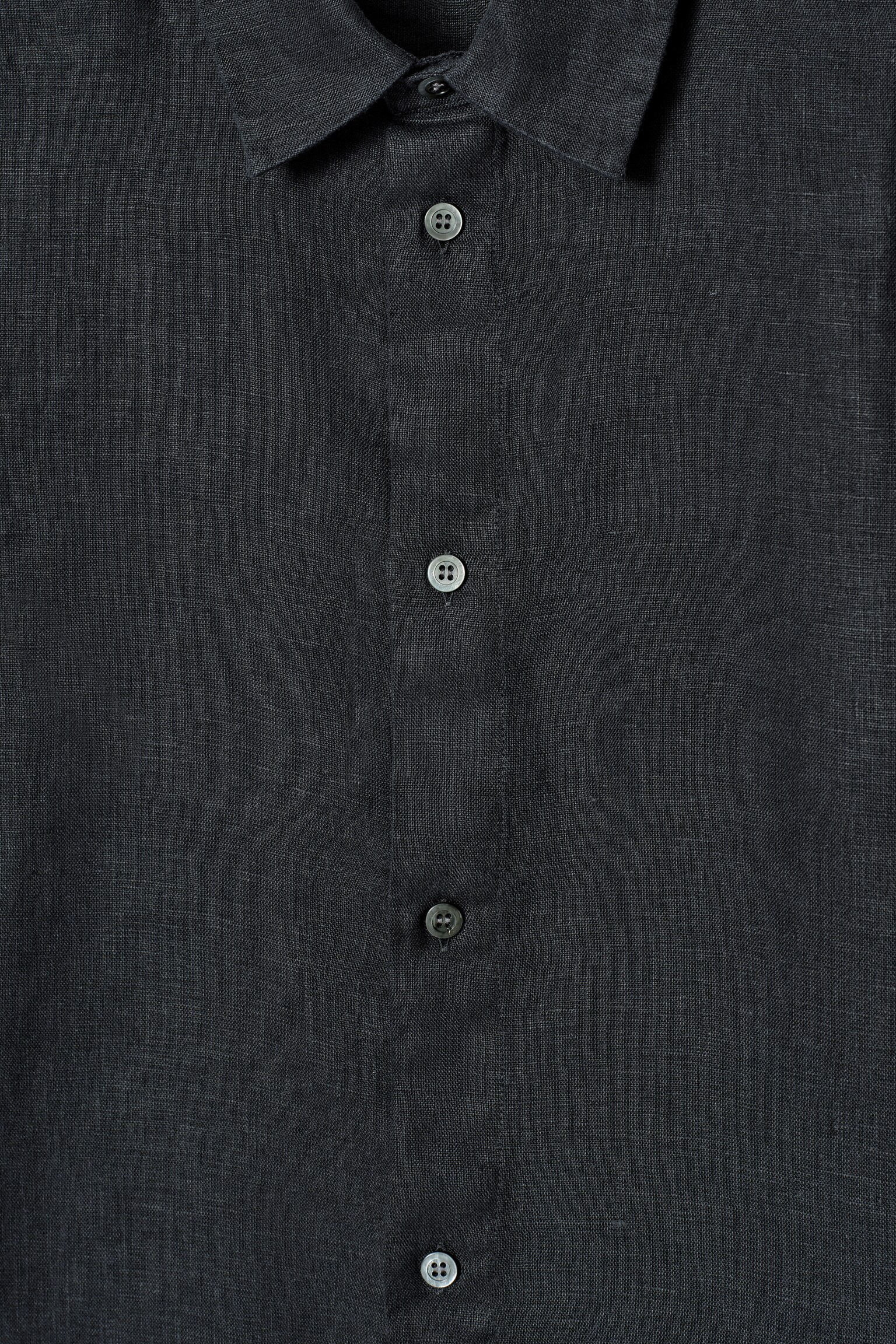 CAMISA DE LINO RELAXED FIT - AZUL MARINO/BLANCO/BEIGE/RAYAS/AZUL CLARO/NEGRO - 7