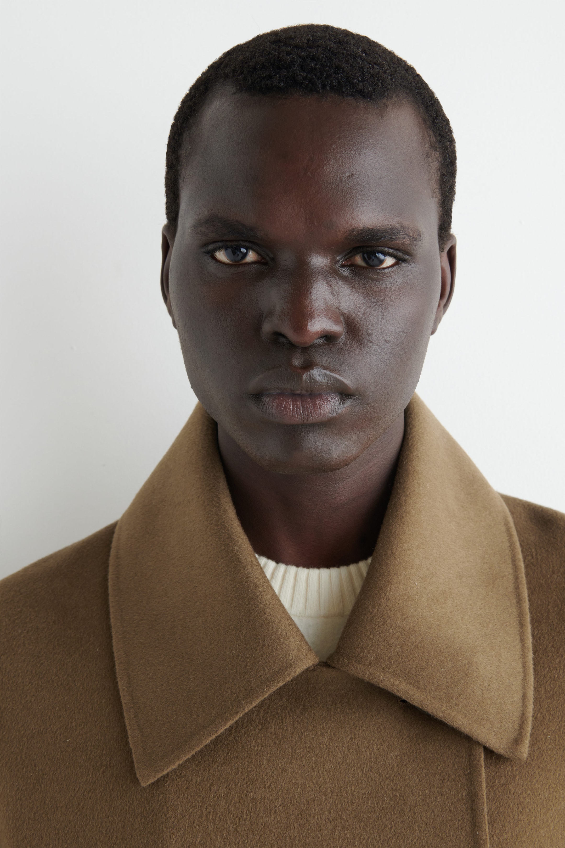 DOUBLE-FACED WOOL PEA COAT