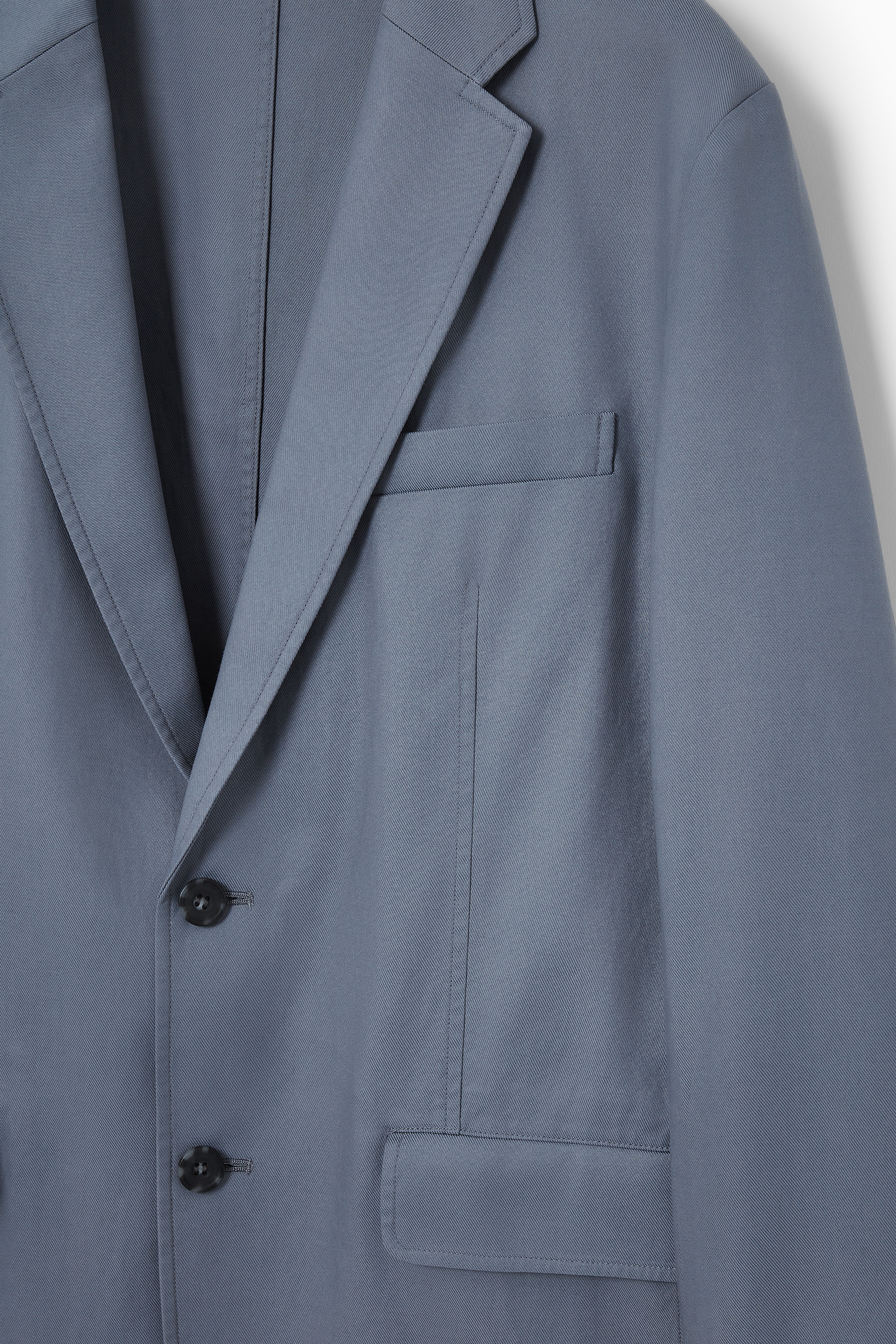 Näytä suurempi kuva: REGULAR UNSTRUCTURED BLAZER - BLUE - MIEHET | H&M FI 3