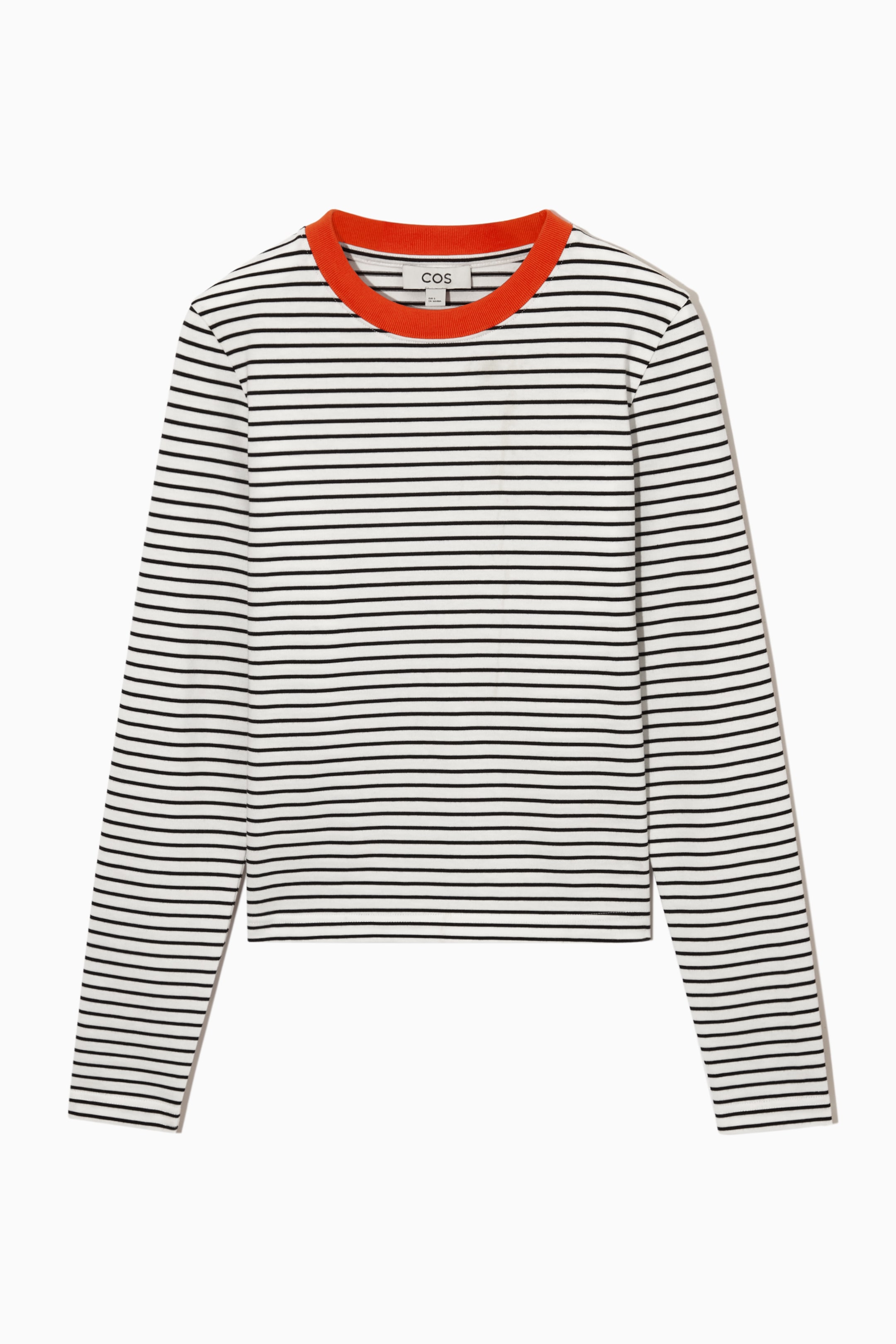 Visualizza immagine più grande: T-SHIRT LINEARE A MANICHE LUNGHE TAGLIO REGOLARE - BLACK - DONNA | H&M IT 1