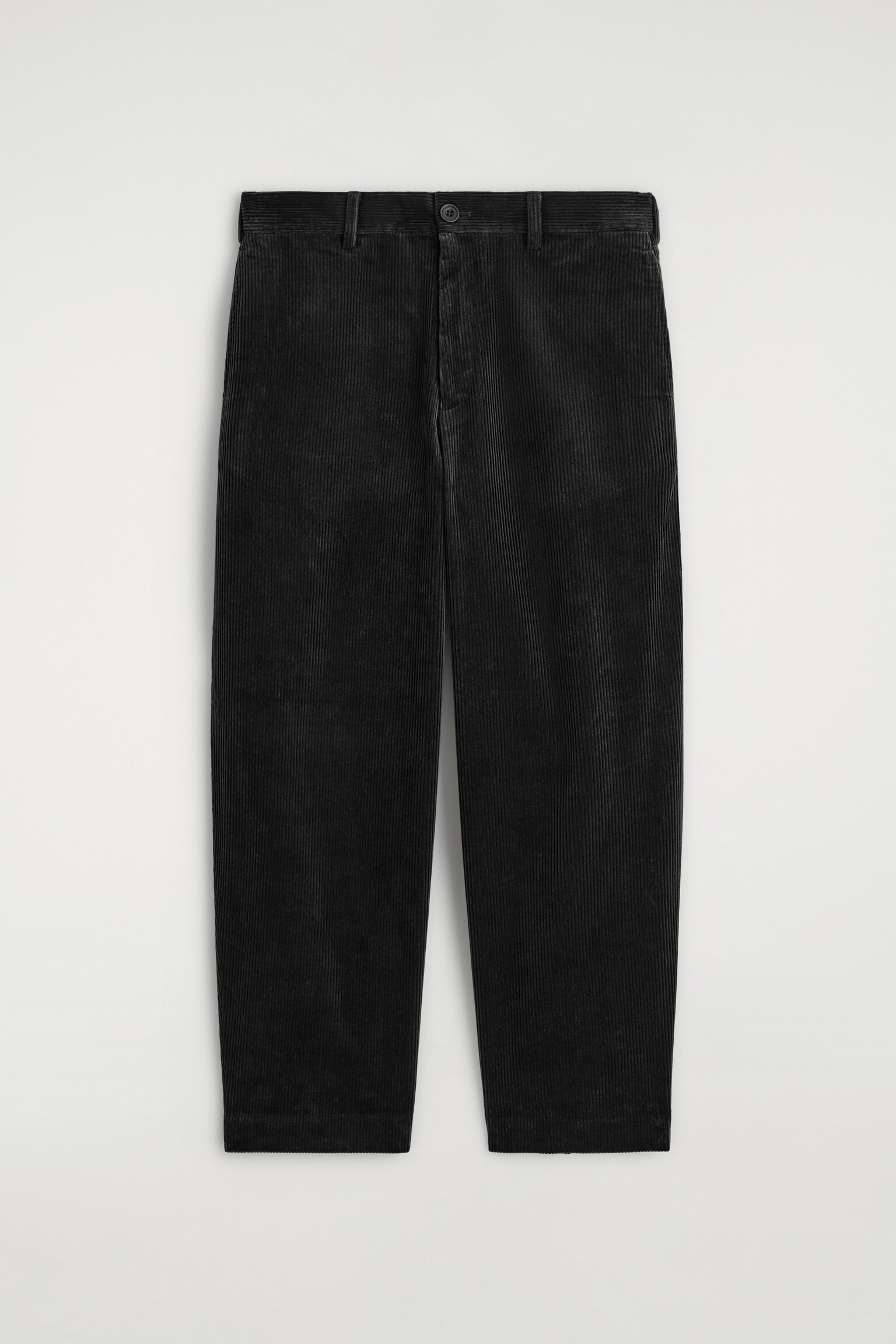 PANTALONES DE PANA DE PERNERAS ANCHAS - NEGRO/TURQUESA OSCURO