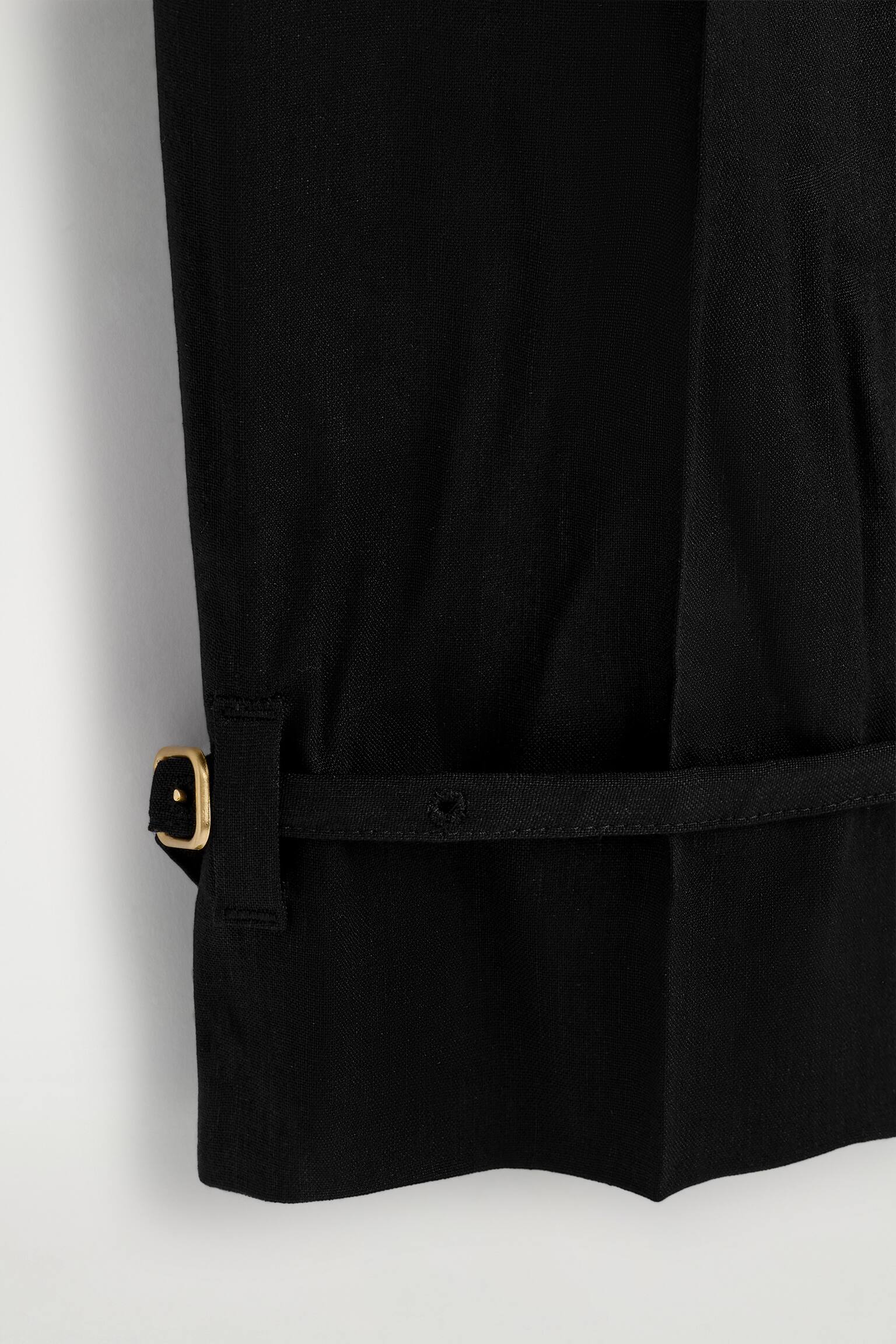 LINEN STRAIGHT-LEG TROUSERS - 3