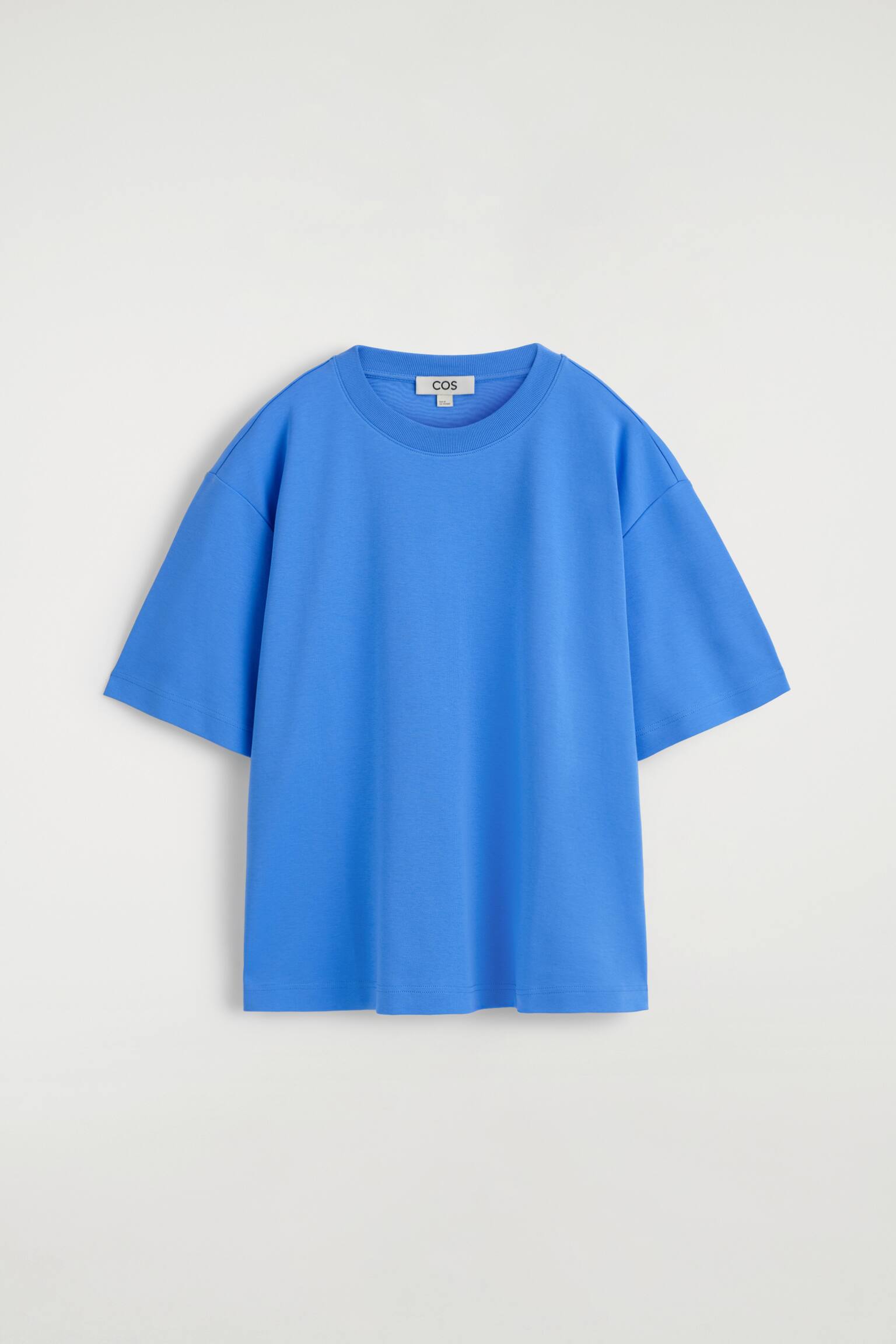 OVERSIZED T-SHIRT - BLUE/אפור מלנג'/PINK/שחור - 2