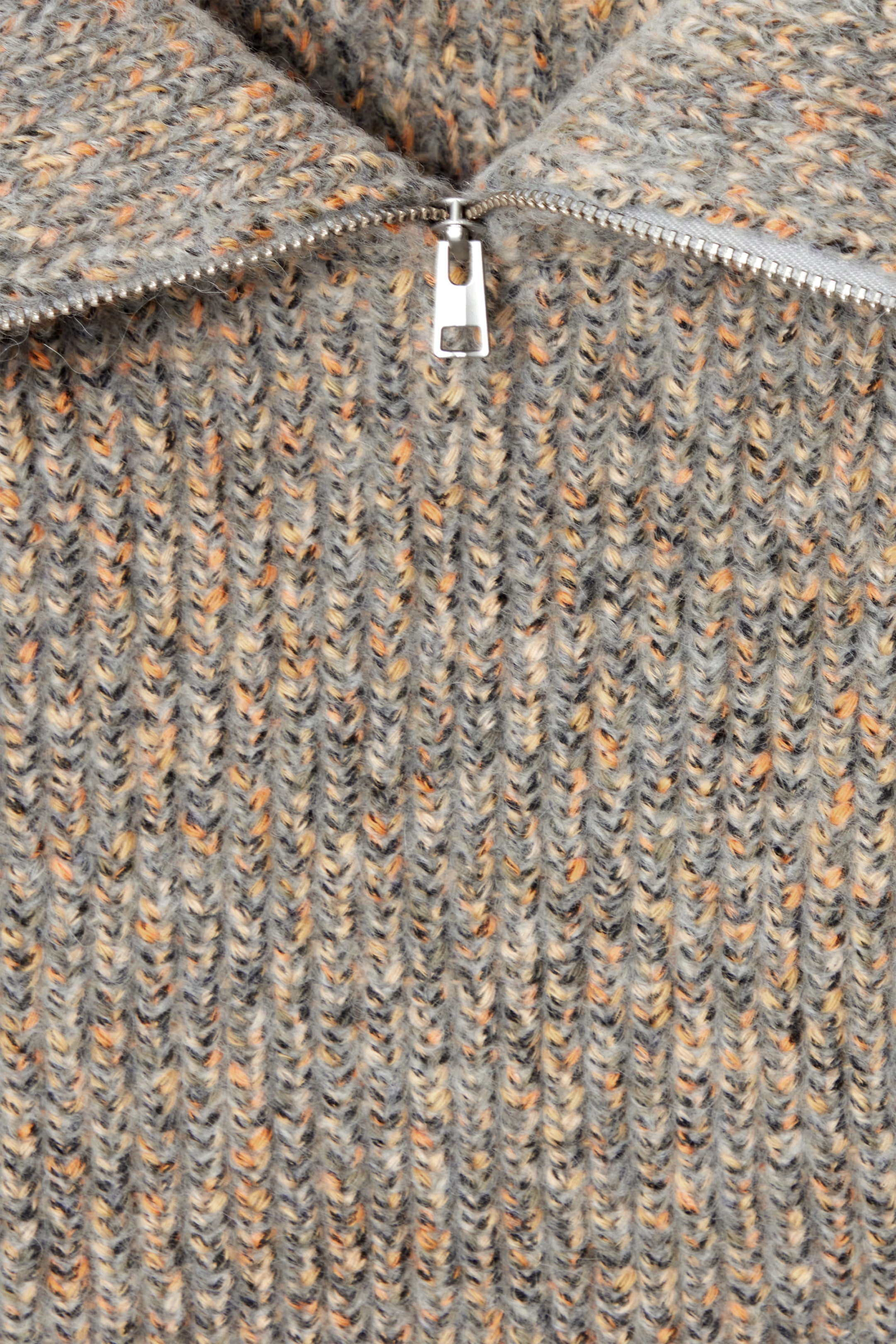 MÉLANGE WOOL-BLEND COLLAR