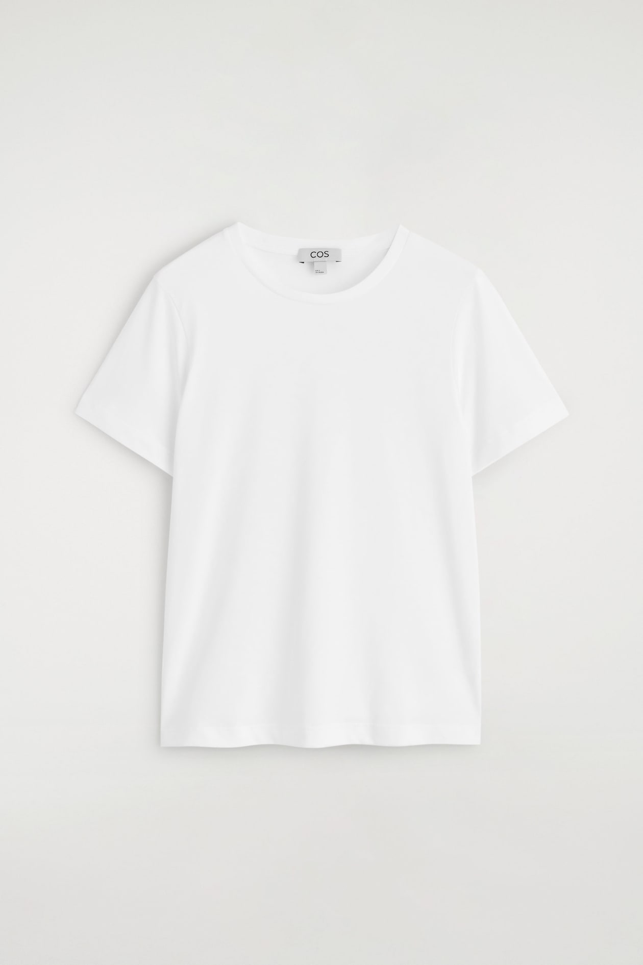 CAMISETA DE ALGODÓN DE CUELLO REDONDO