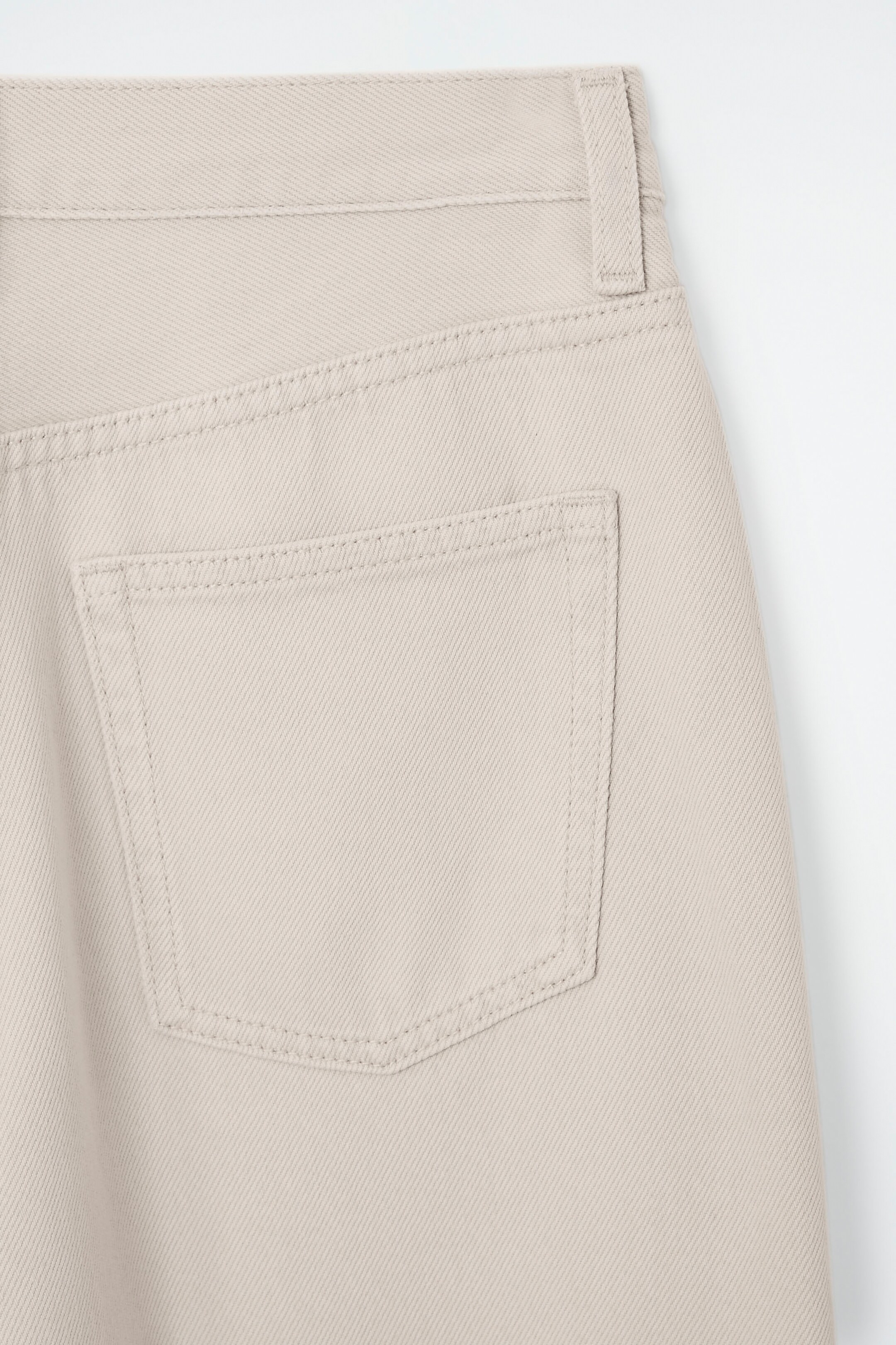 Näytä suurempi kuva: TIDE WIDE-LEG JEANS - ECRU - NAISET | H&M FI 3