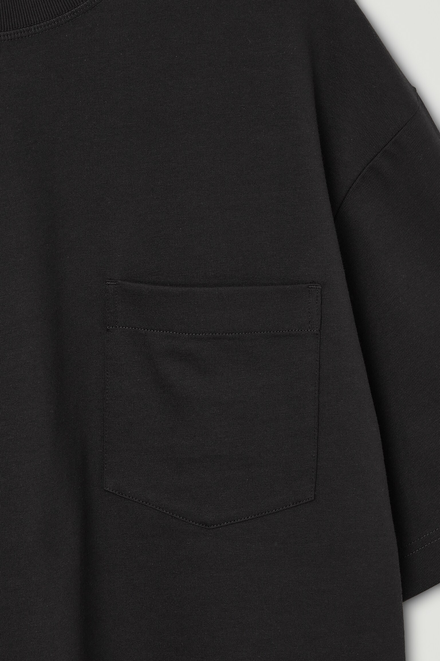 CAMISETA OVERSIZE DE ALGODÓN GRUESO - NEGRO/BLANCO/MARRÓN/RAYAS - 4