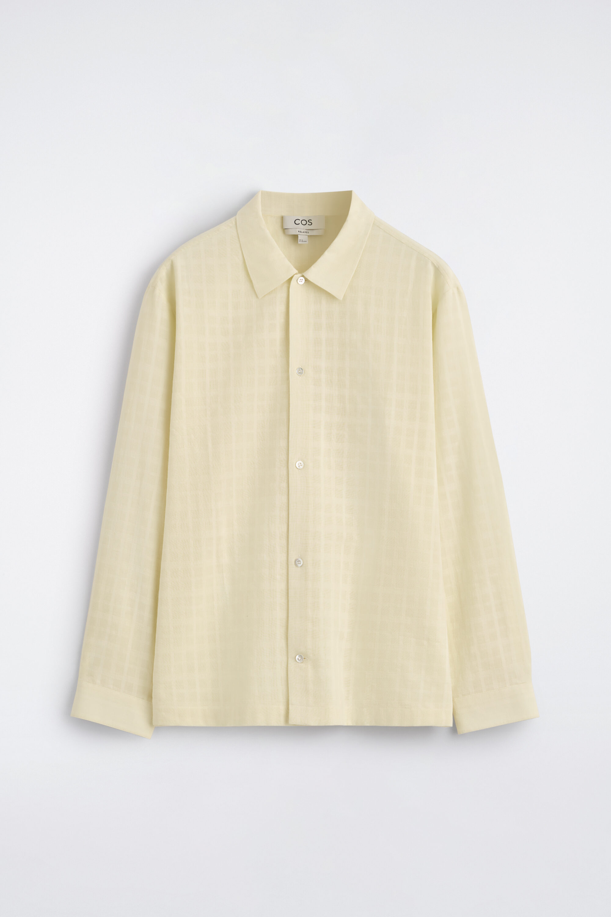 CHECKED COTTON JACQUARD SHIRT - thumbnail 6